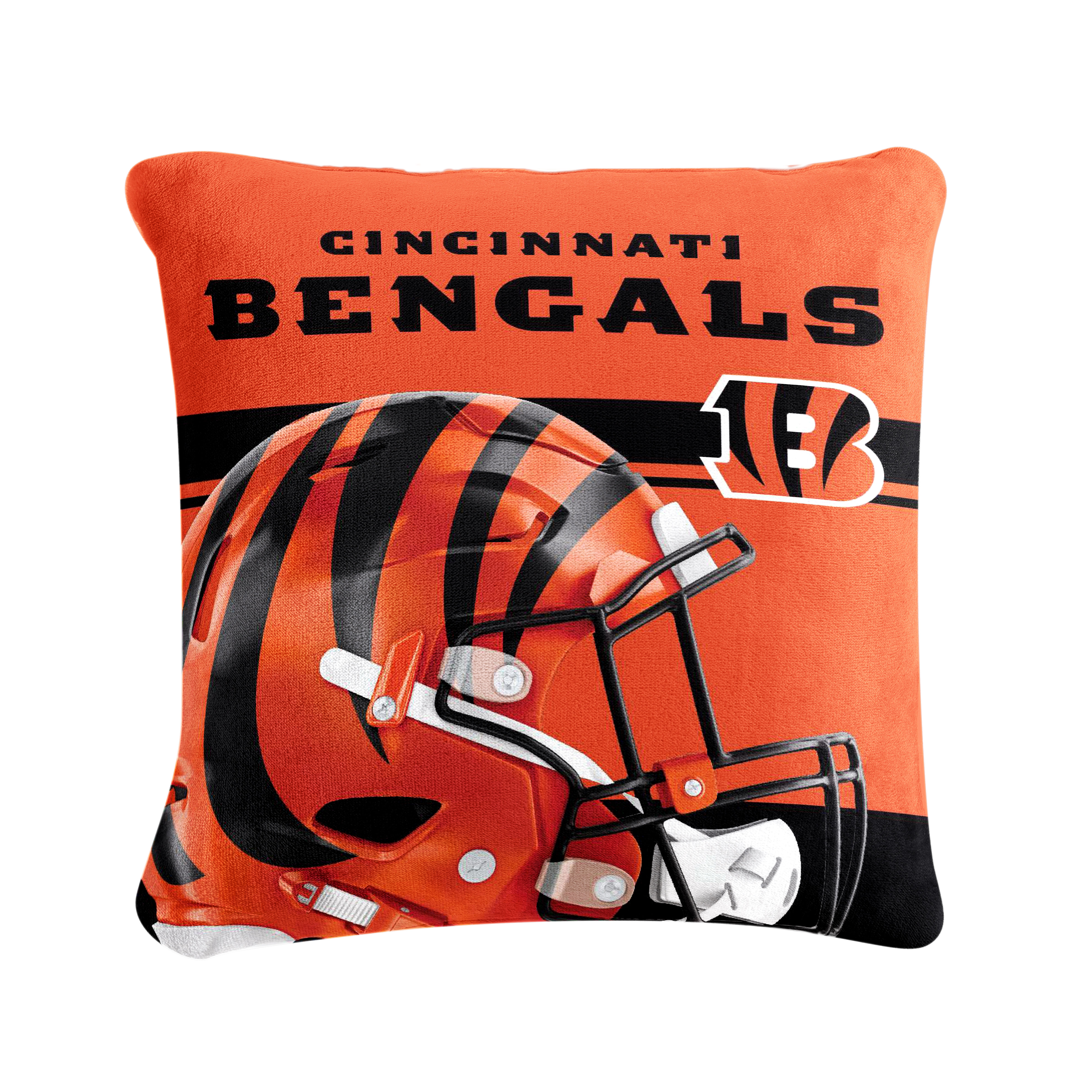 Cincinnati Bengals Puff Pillow Square 18x18    