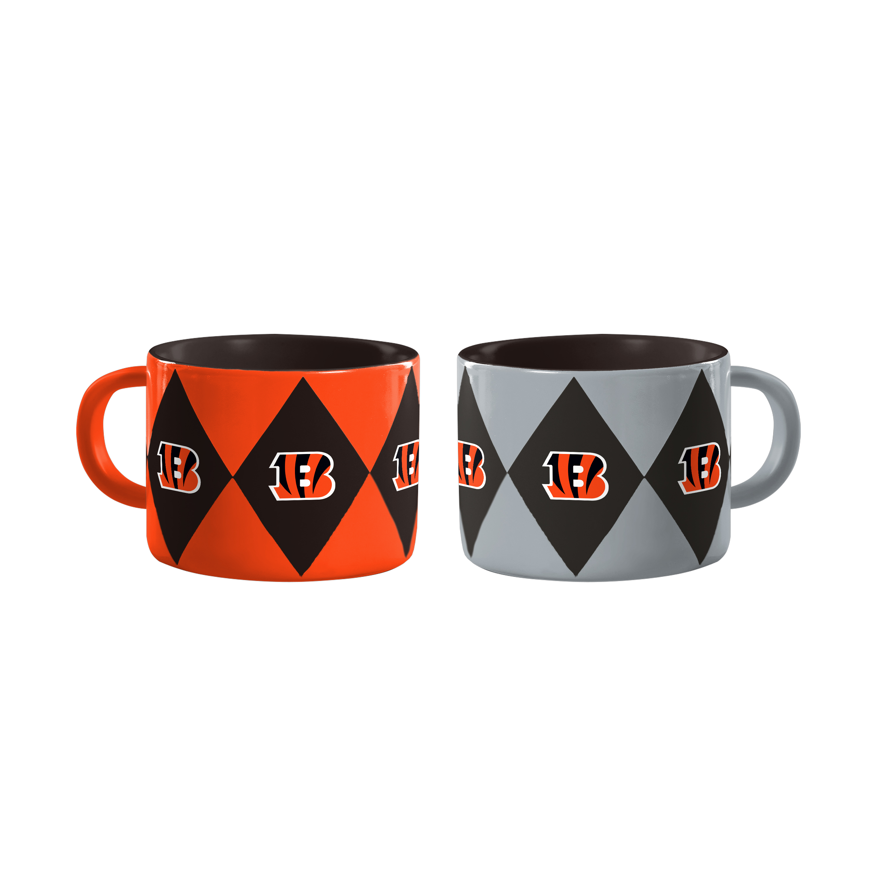 Cincinnati Bengals 18oz Diamond Mug 2 Pack  