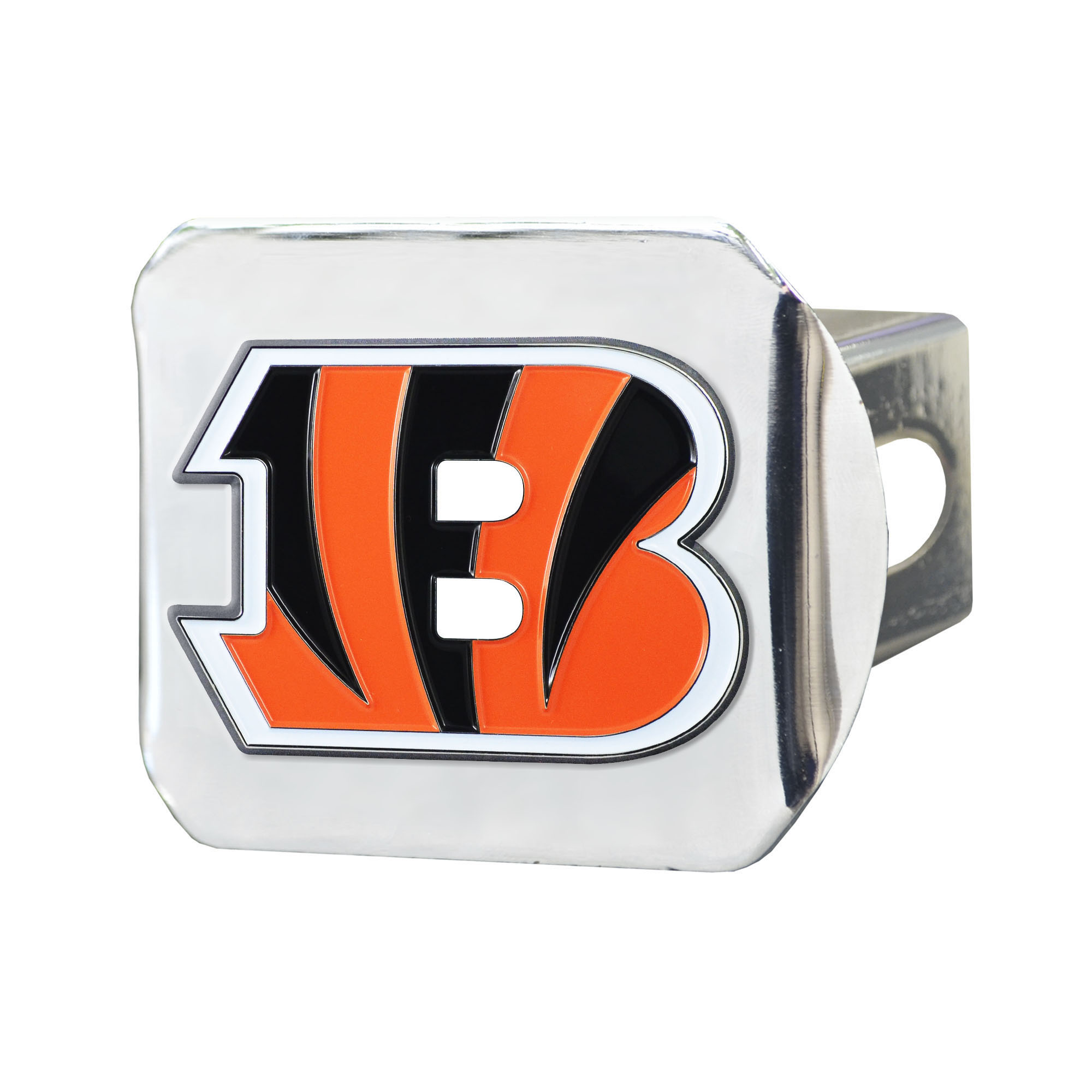 Cincinnati Bengals Color on Chrome Hitch Cover    