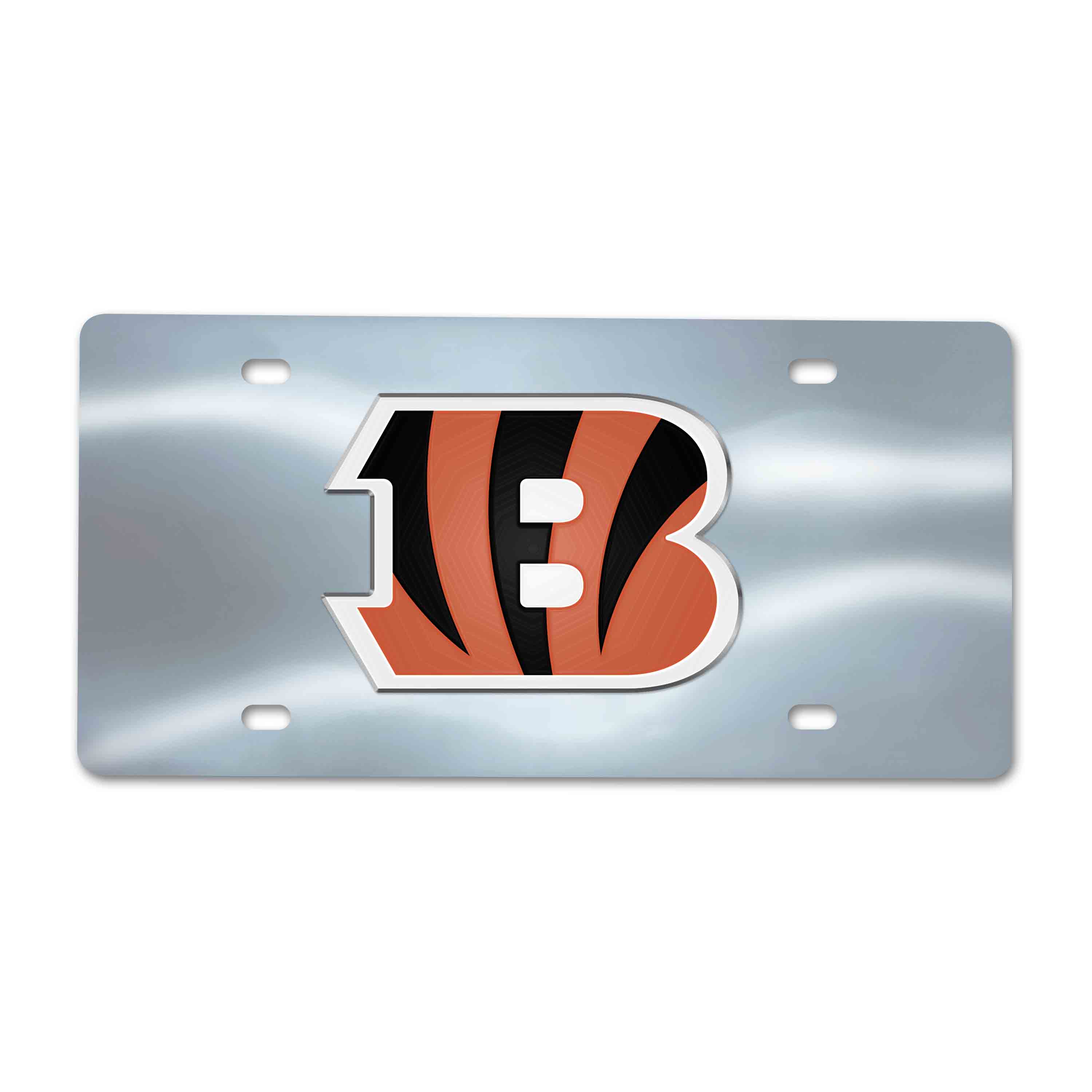 Cincinnati Bengals Chrome Diecast License Plate    