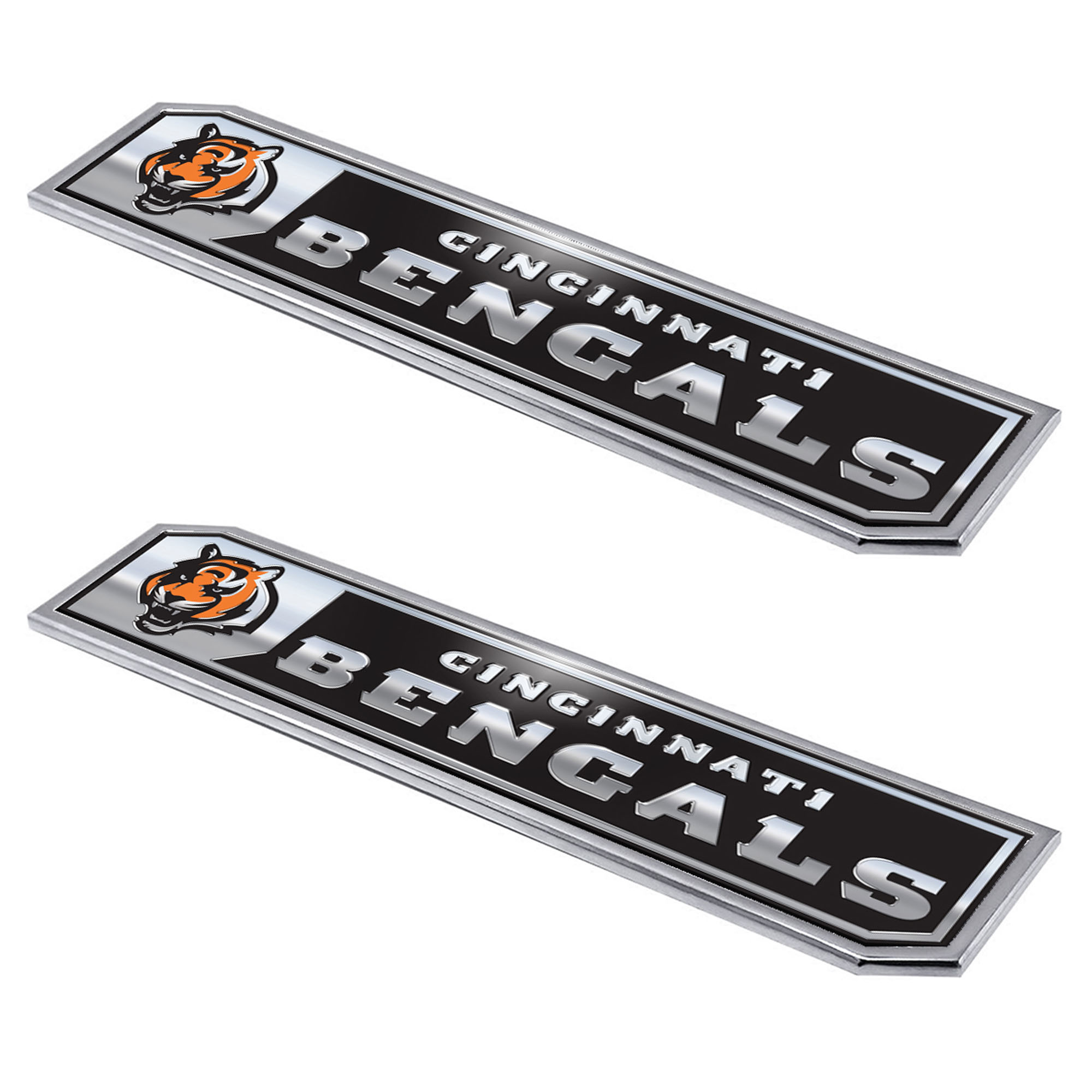 Cincinnati Bengals Embossed Truck Emblem 2-pk    