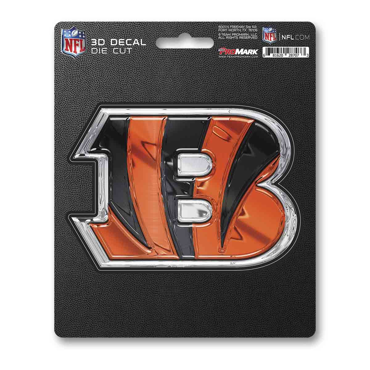 Cincinnati Bengals 3D Decal    
