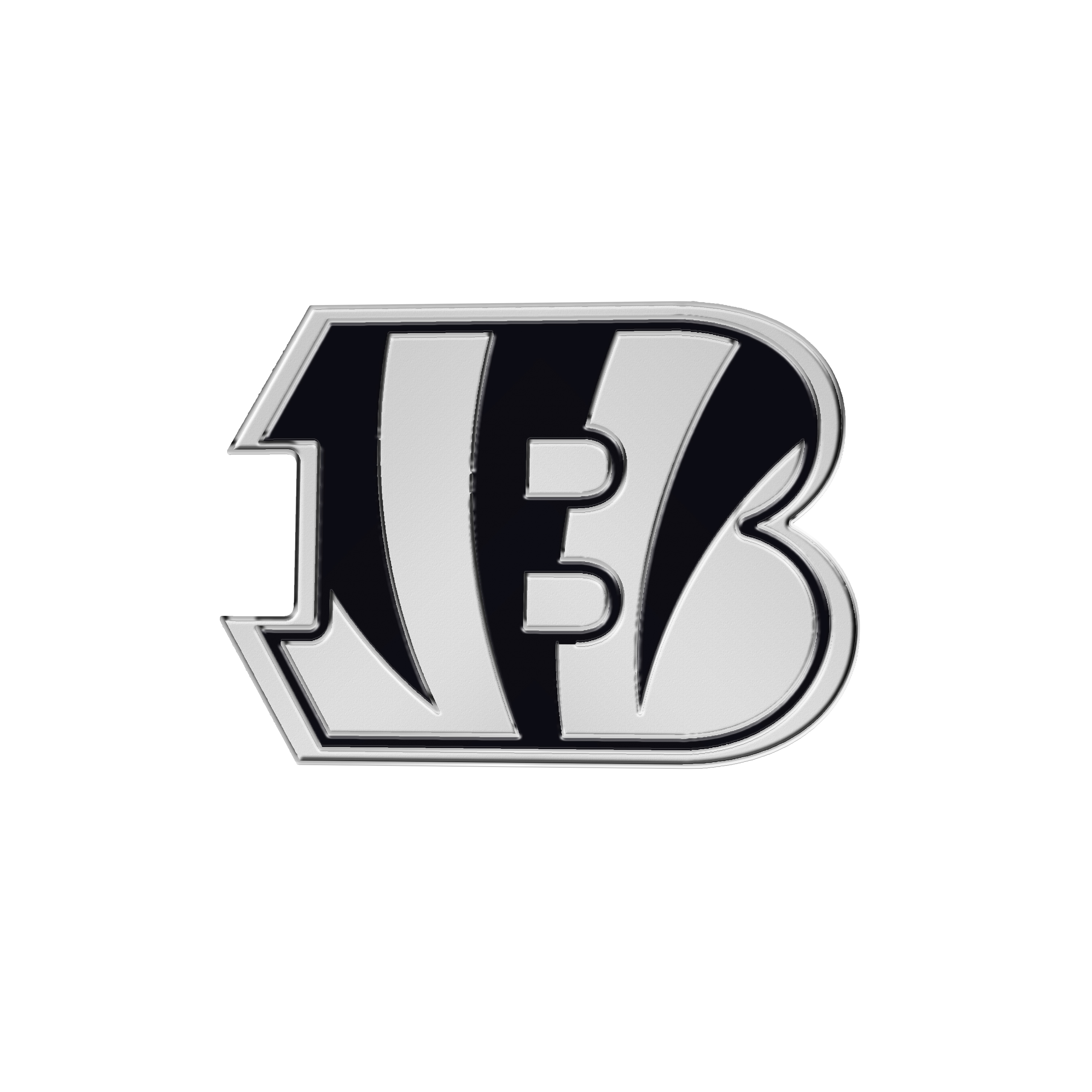 Cincinnati Bengals Plastic Chrome Emblem    