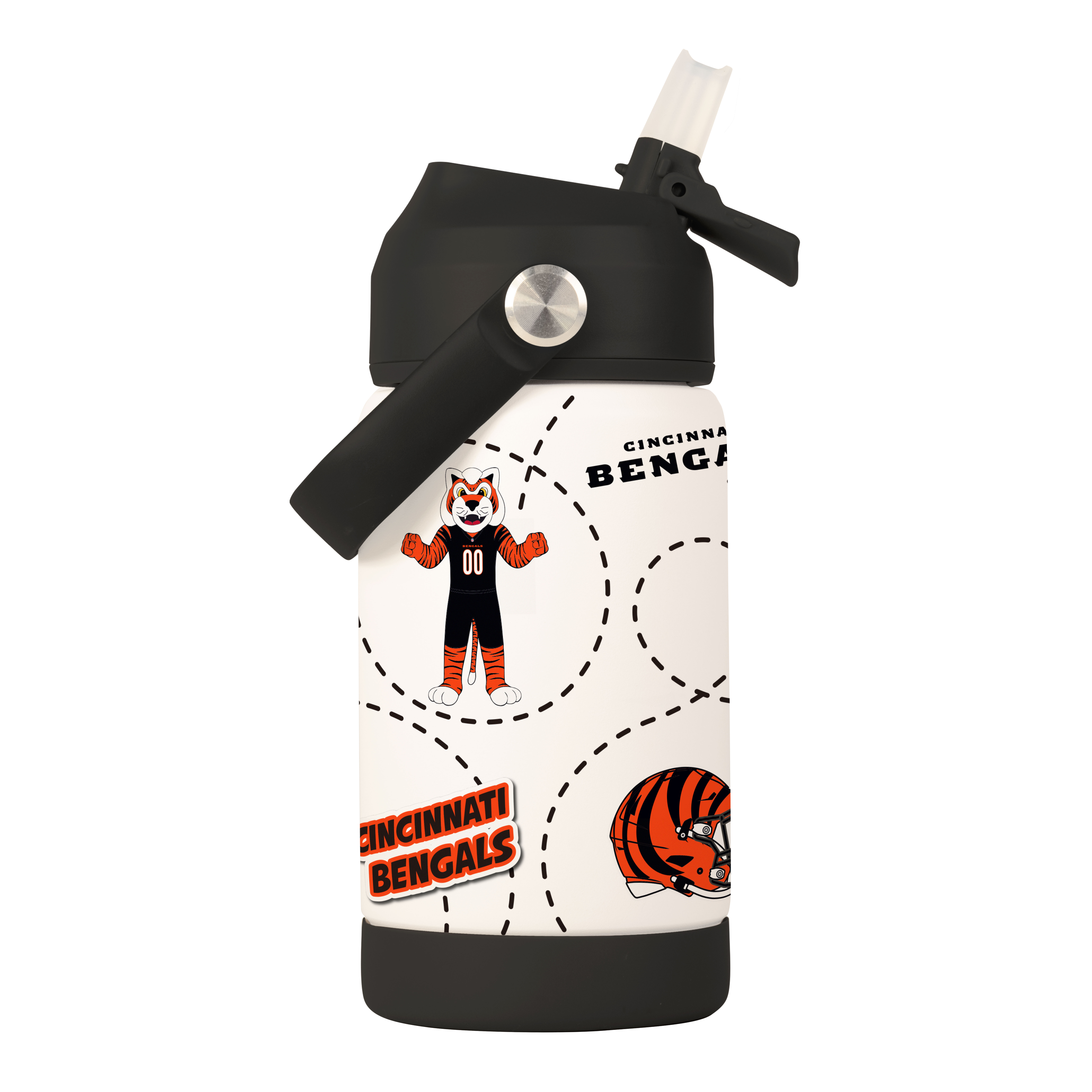 Cincinnati Bengals 12oz Mascot SS Kids Bottle    