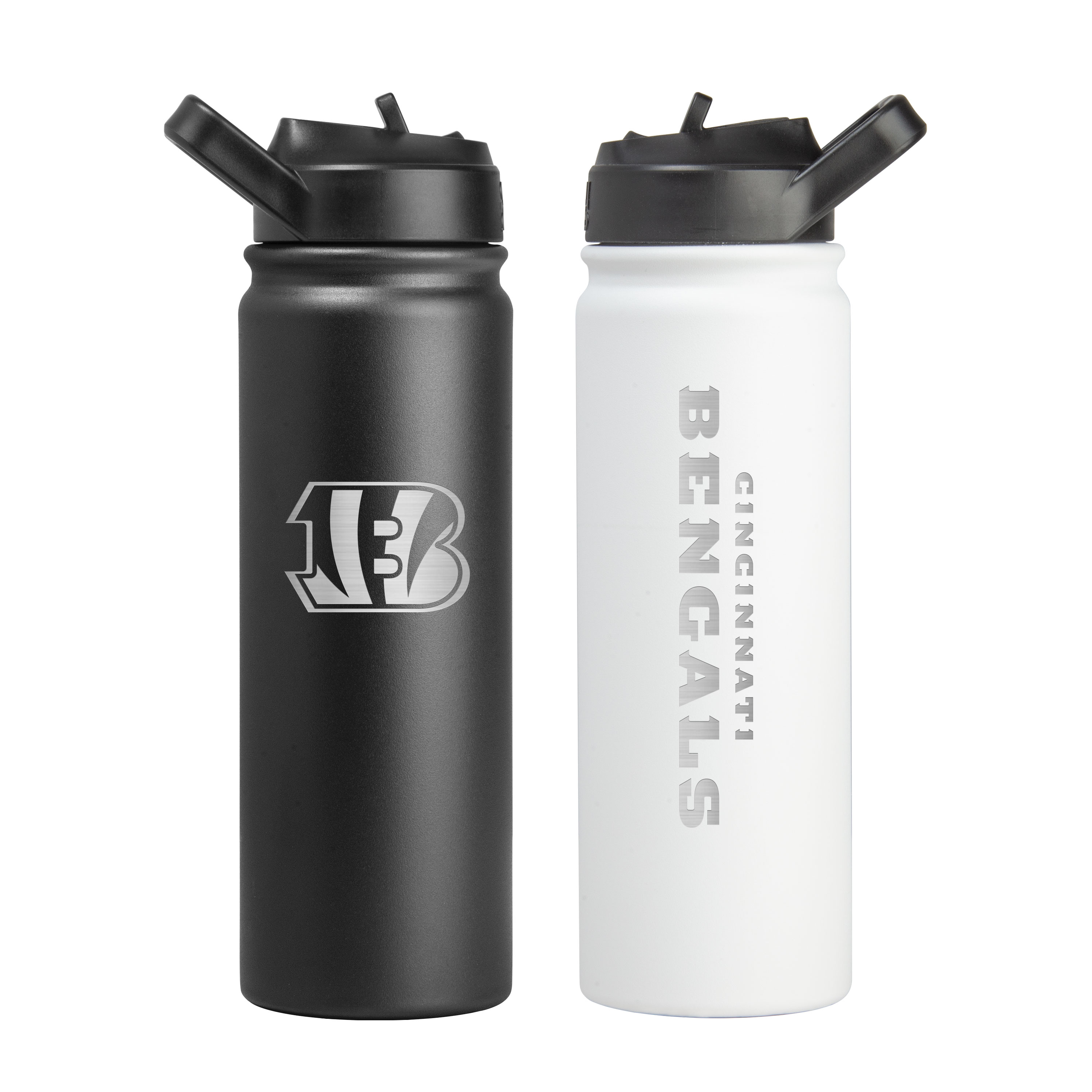 Cincinnati Bengals 24oz SS Water Bottle 2 Pack  