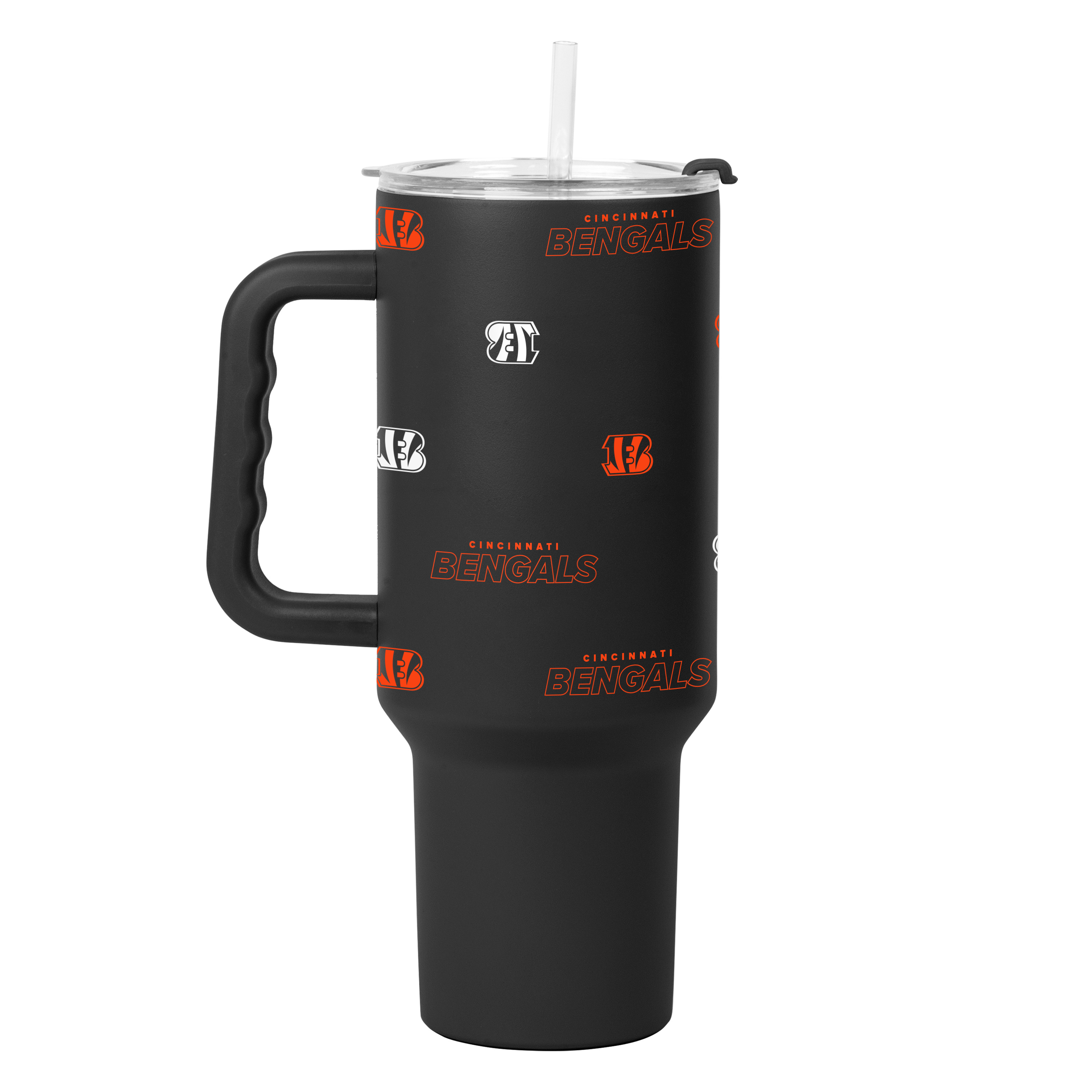 Cincinnati Bengals 40oz Step And Repeat Powder Coat Tumbler    