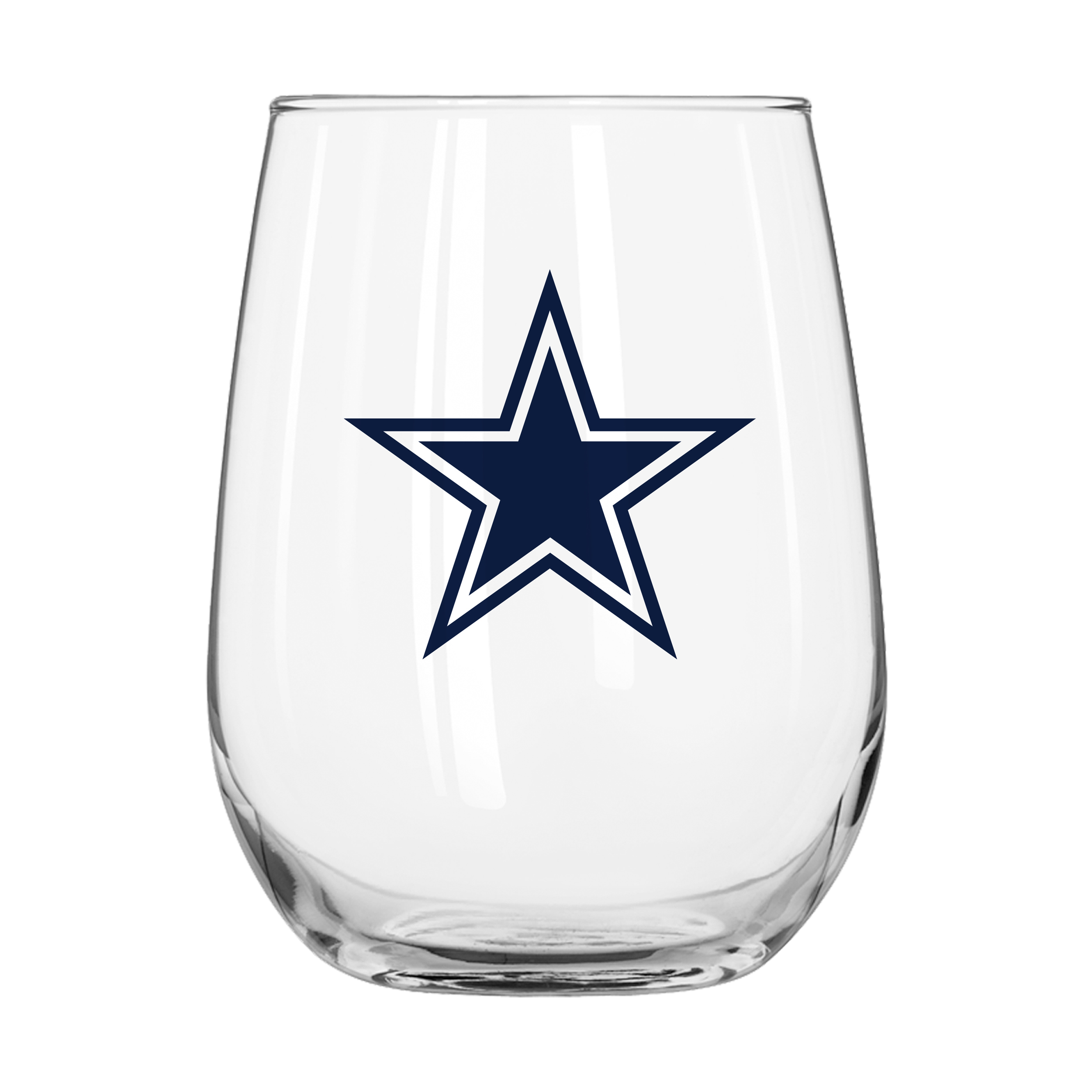 Dallas Cowboys 16oz Gameday Curved Beverage Glass    