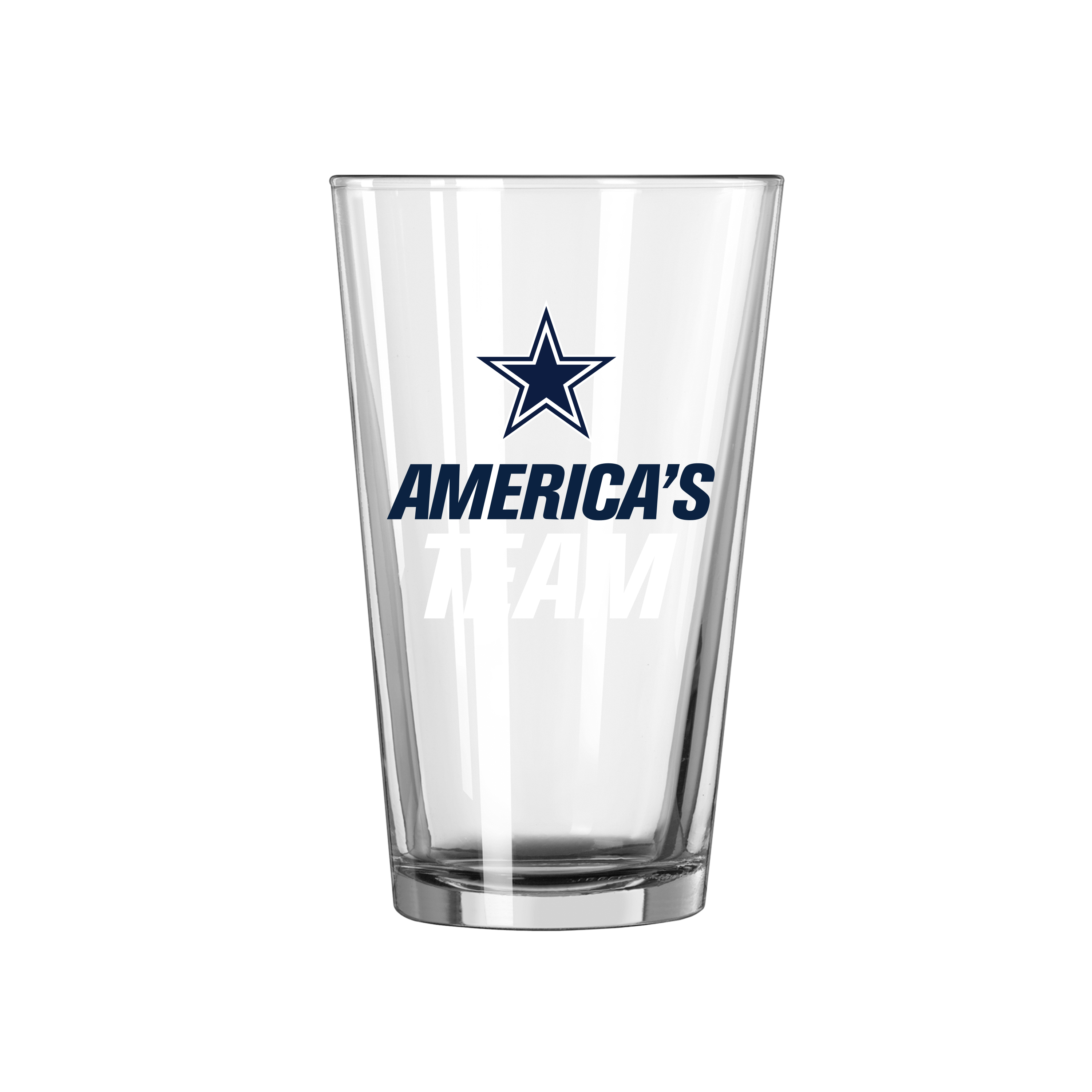 Dallas Cowboys 16oz Slogan Pint Glass    