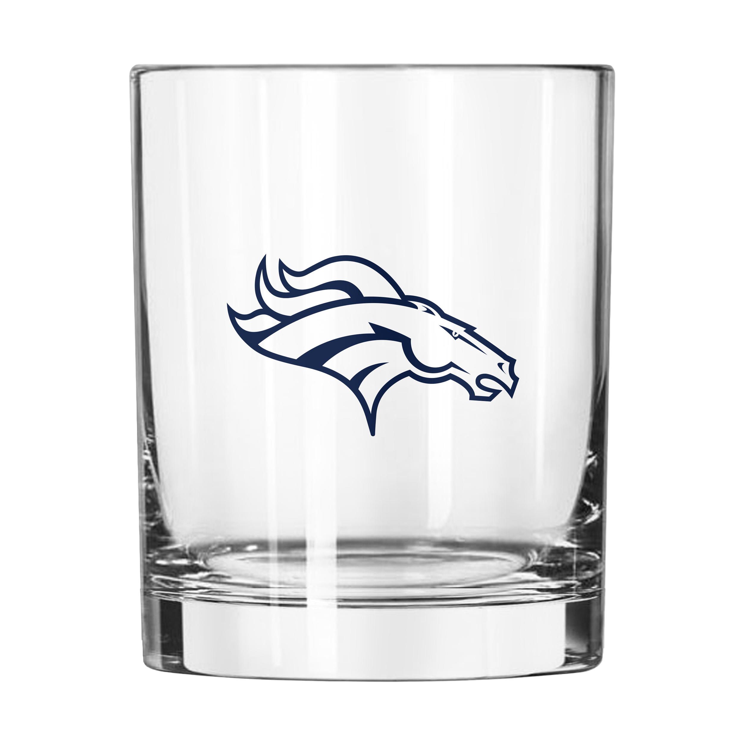 Denver Broncos 14oz Gameday Rocks Glass    