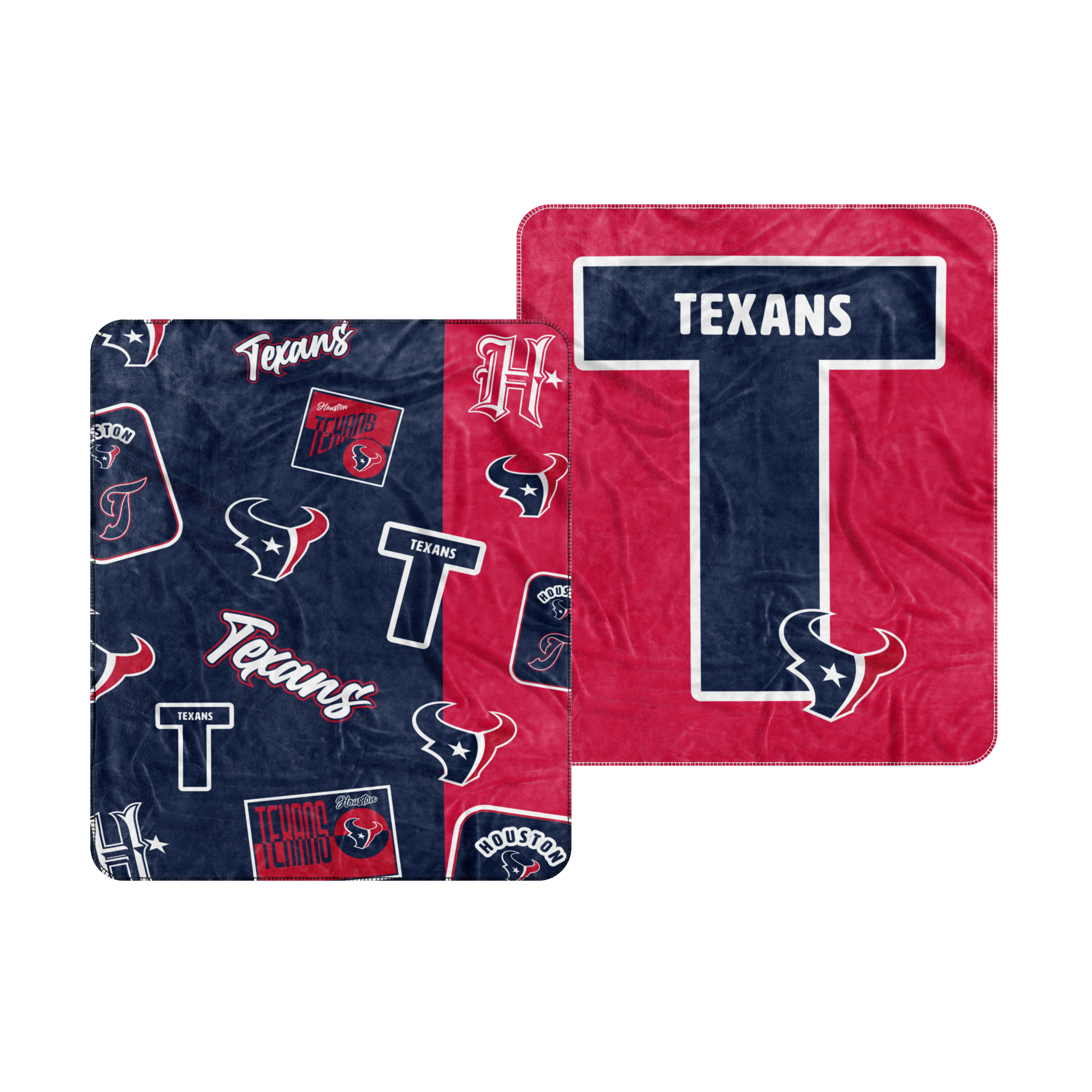 Houston Texans Dream Weave Throw 50x60 Blanket 
