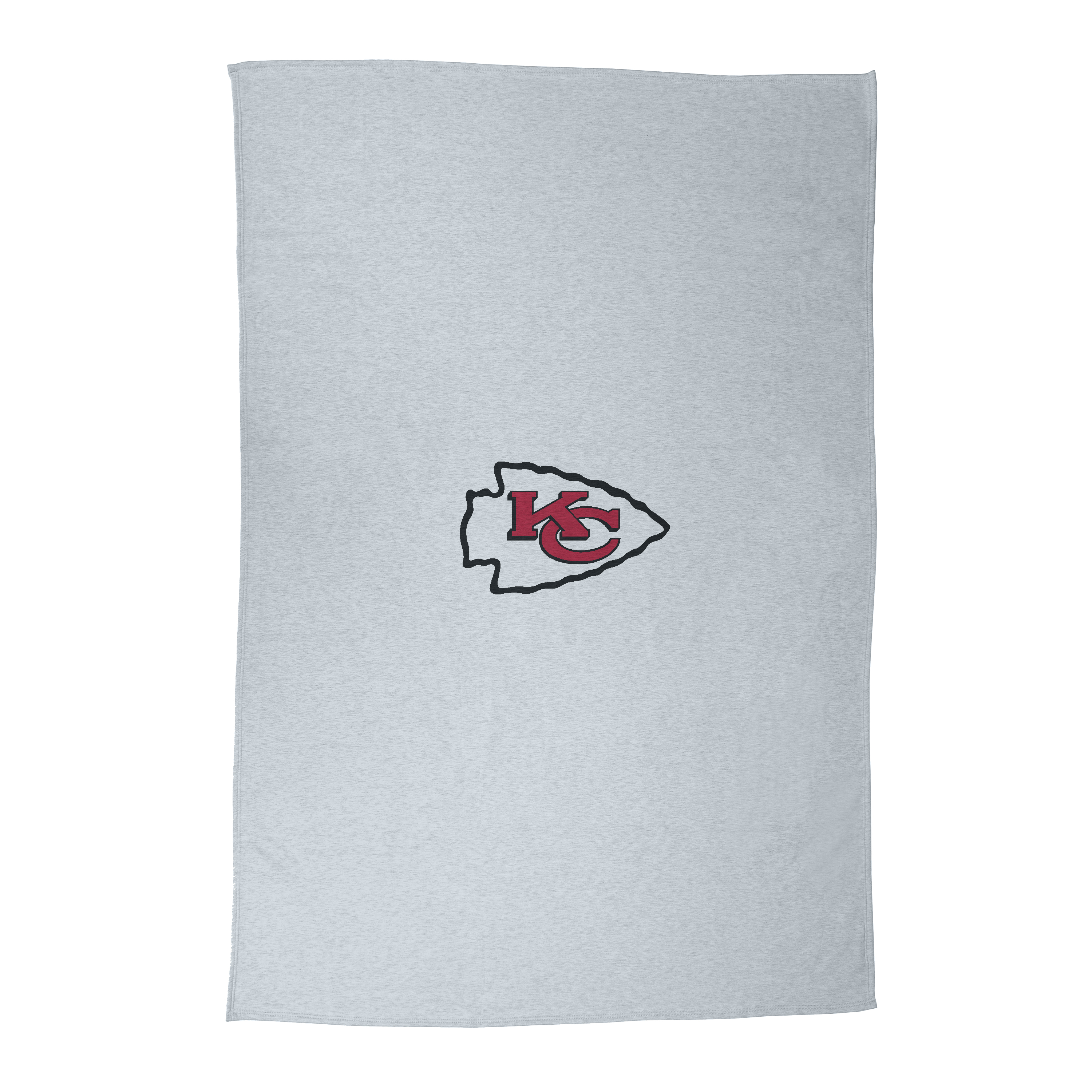 Kansas City Chiefs Athletic Gray Sublimated Sweatshirt Blanket    