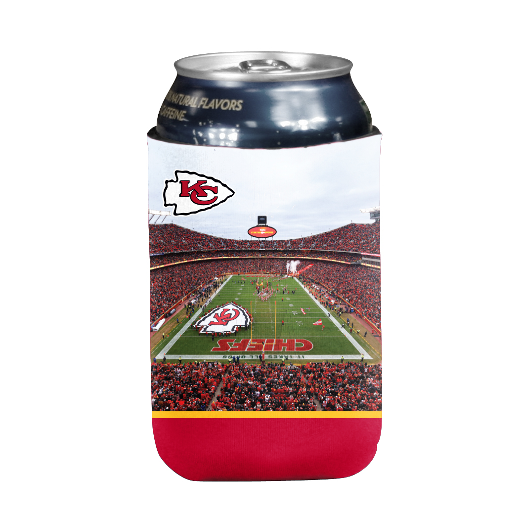 Kansas City Chiefs Flat Stadium coozie    