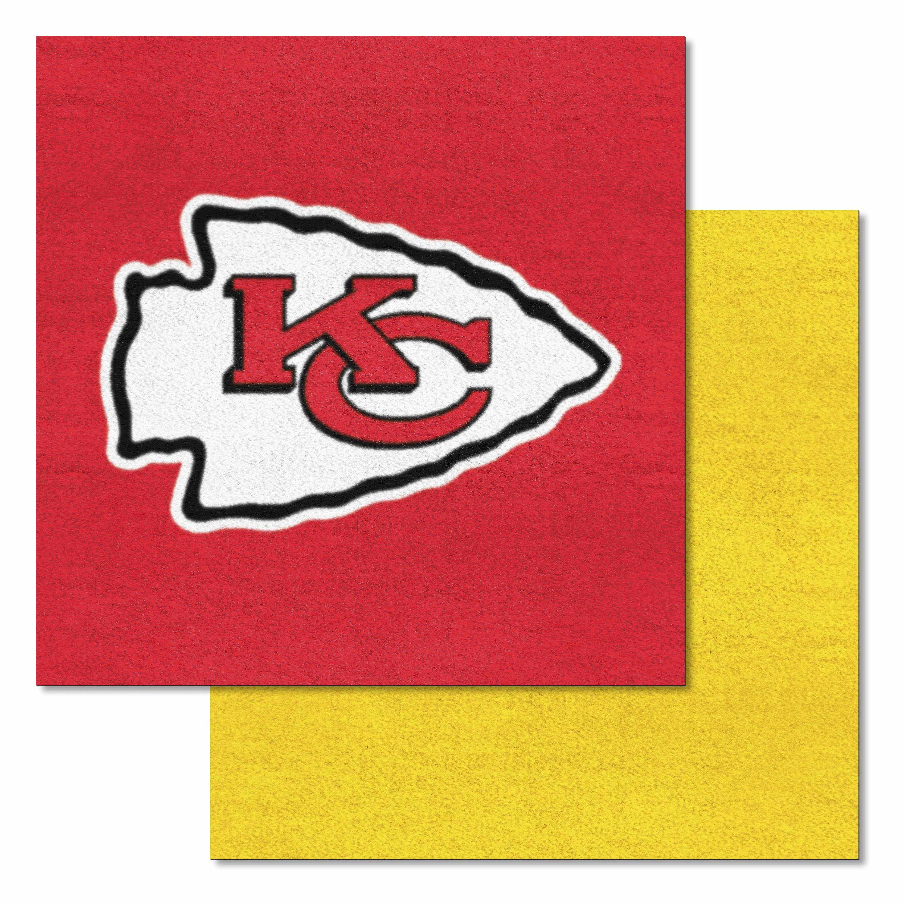 Kansas City Chiefs Team Carpet Tiles  