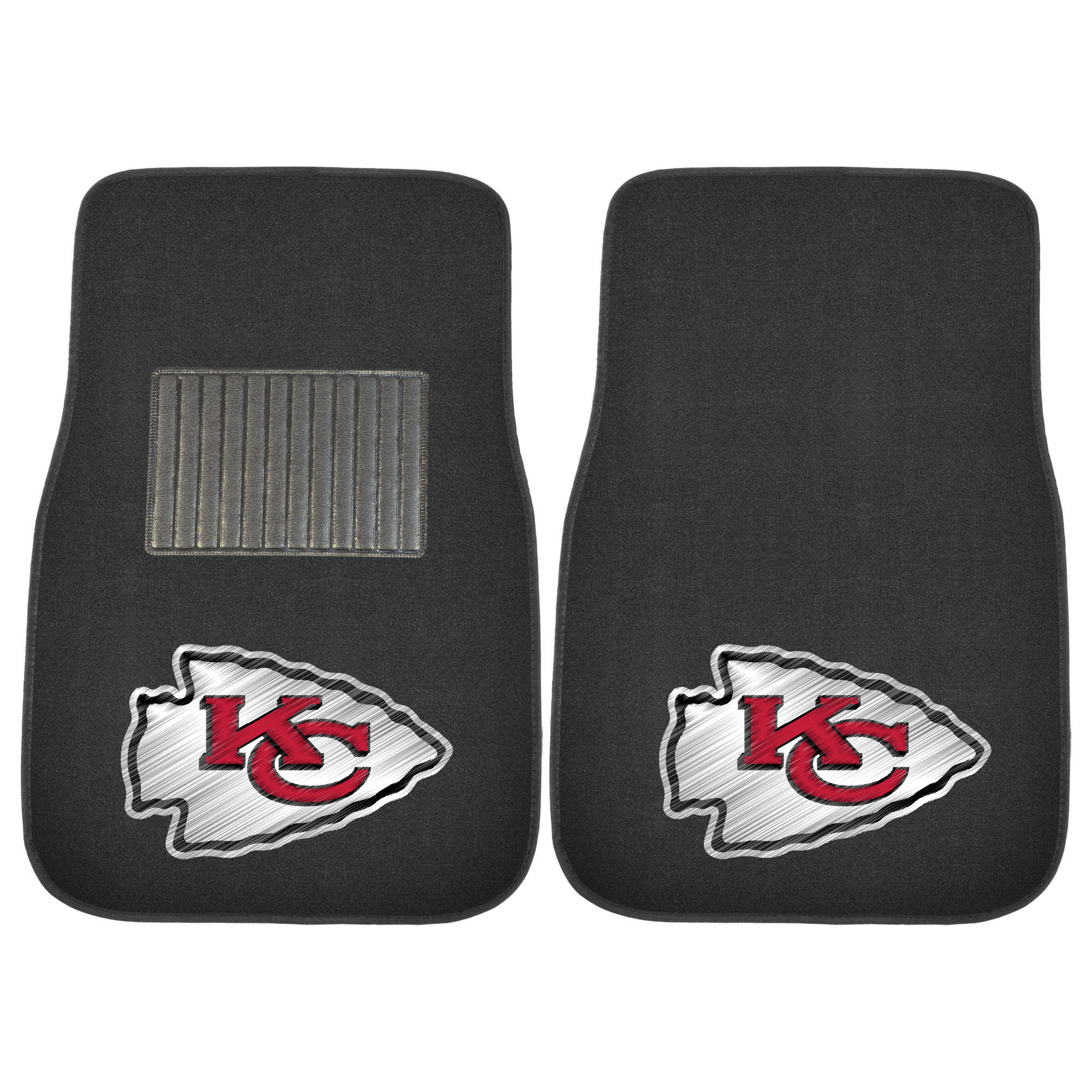 Kansas City Chiefs 2-pc Embroidered Car Mat Set  