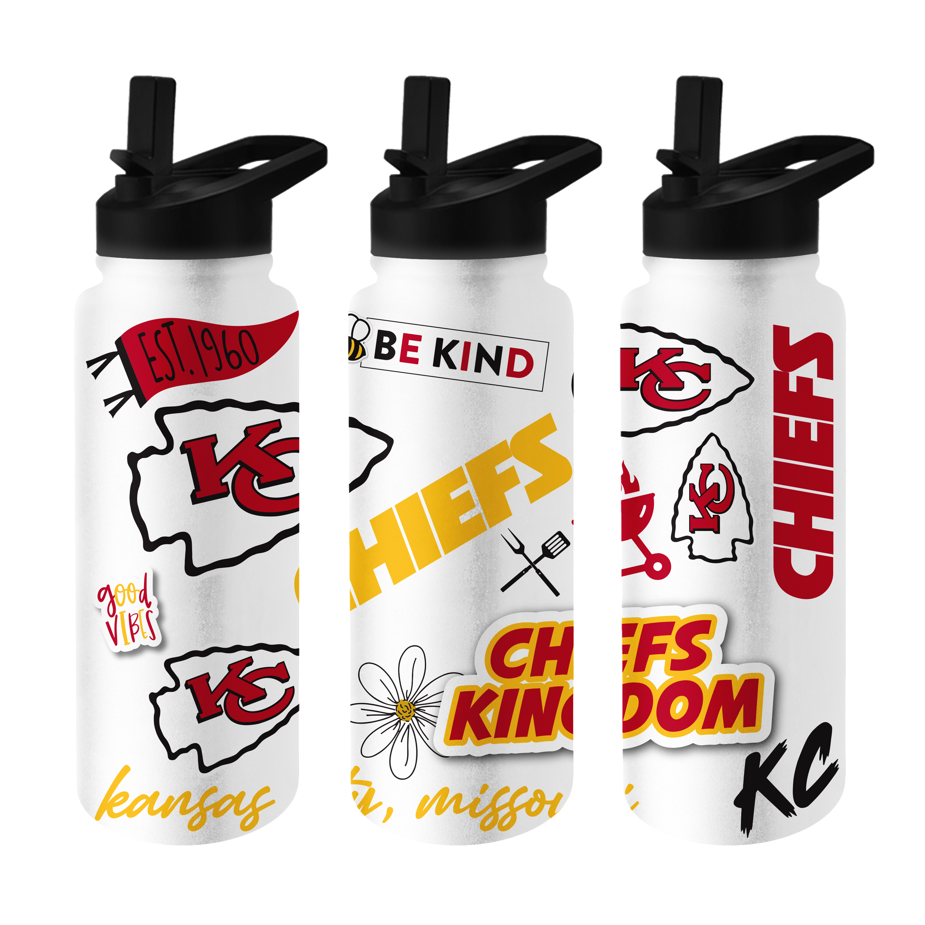 Kansas City Chiefs 34oz Native Quencher Bottle    