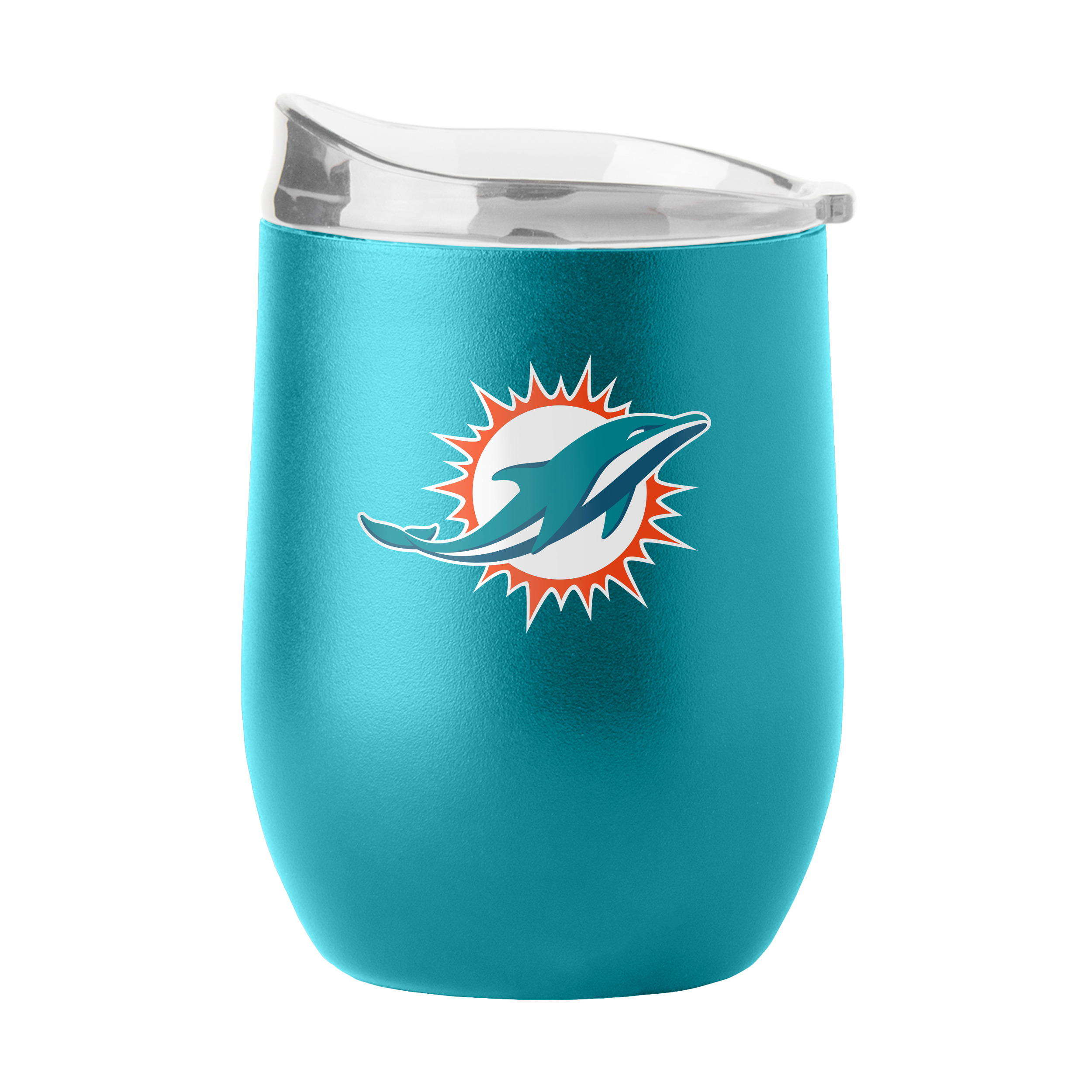 Miami Dolphins 16oz Flipside Powder Coat Curved Beverage    