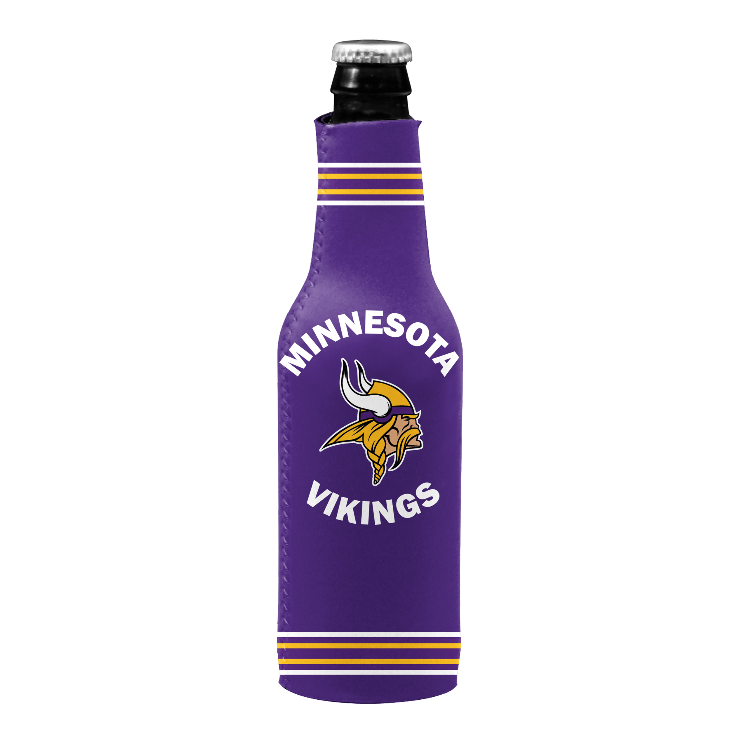 Minnesota Vikings Crest Logo Insulated Bottle Sleeve    