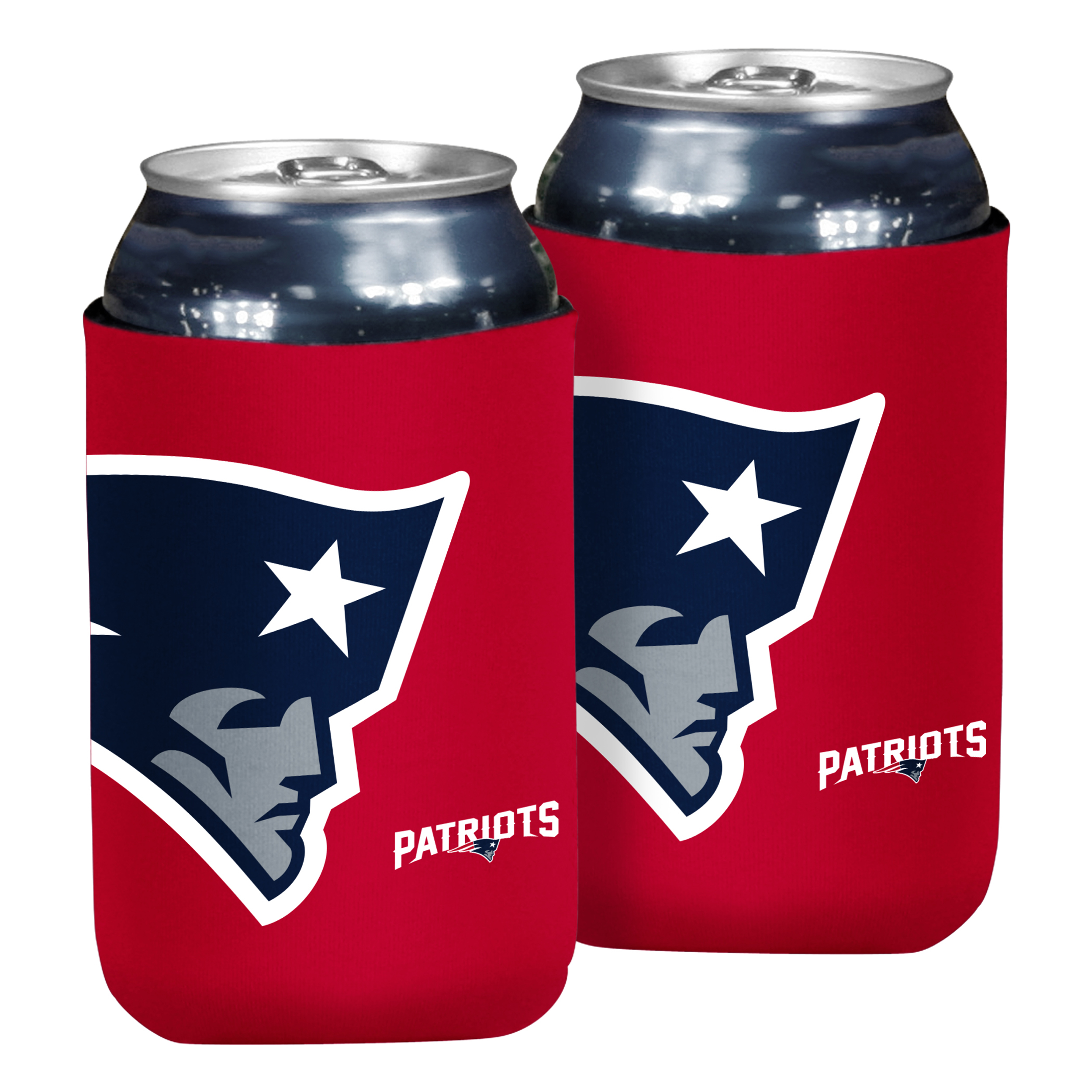 New England Patriots Oversized Logo Insulated Can Sleeve    
