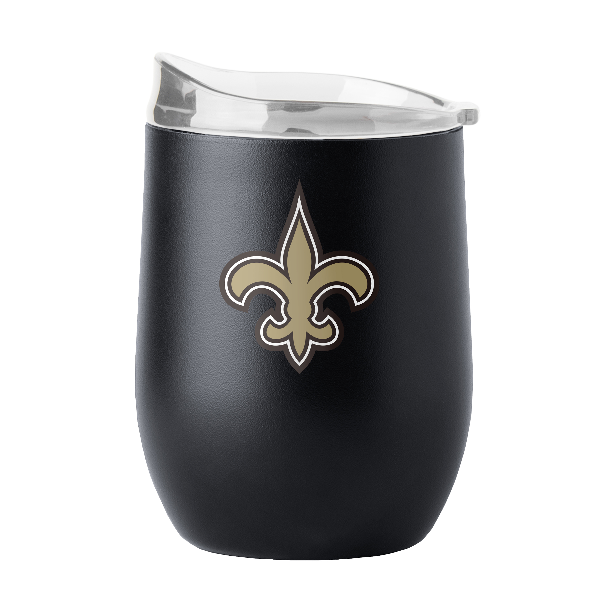 New Orleans Saints 16oz Flipside Powder Coat Curved Beverage    