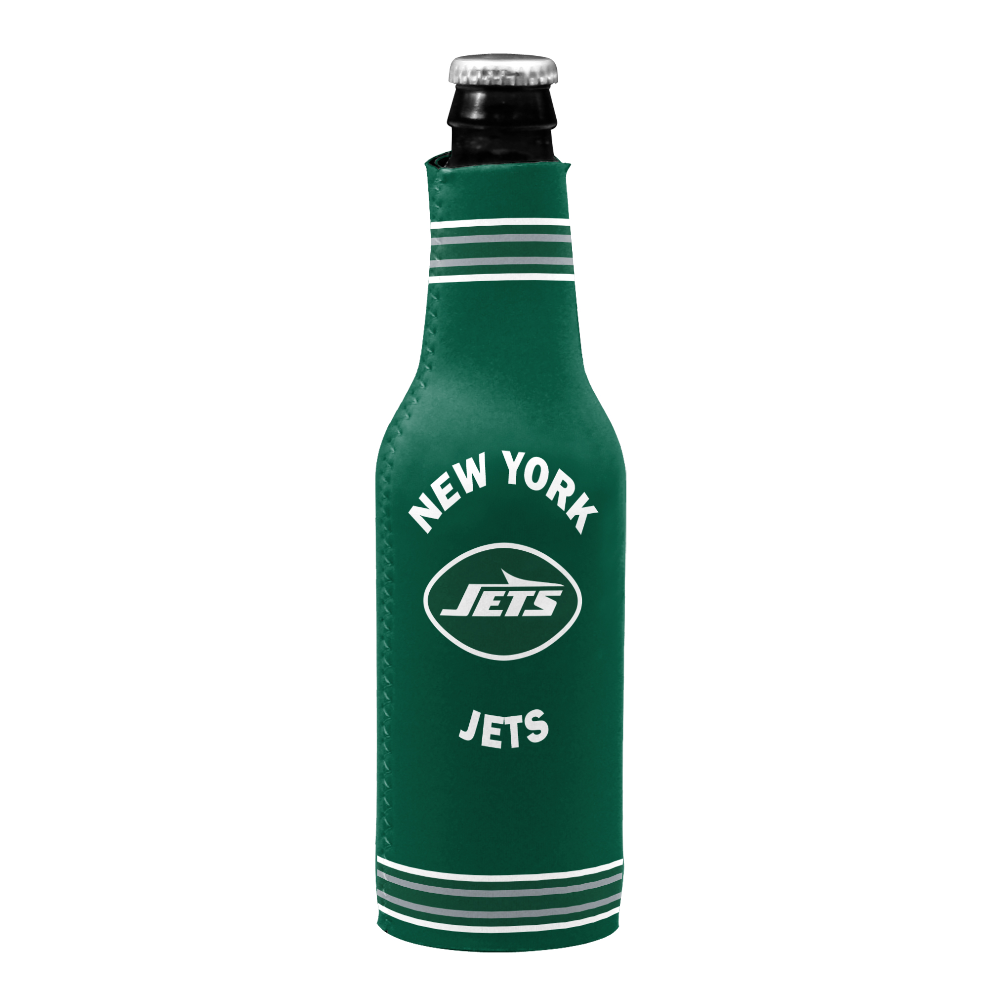 New York Jets Crest Logo Insulated Bottle Sleeve    