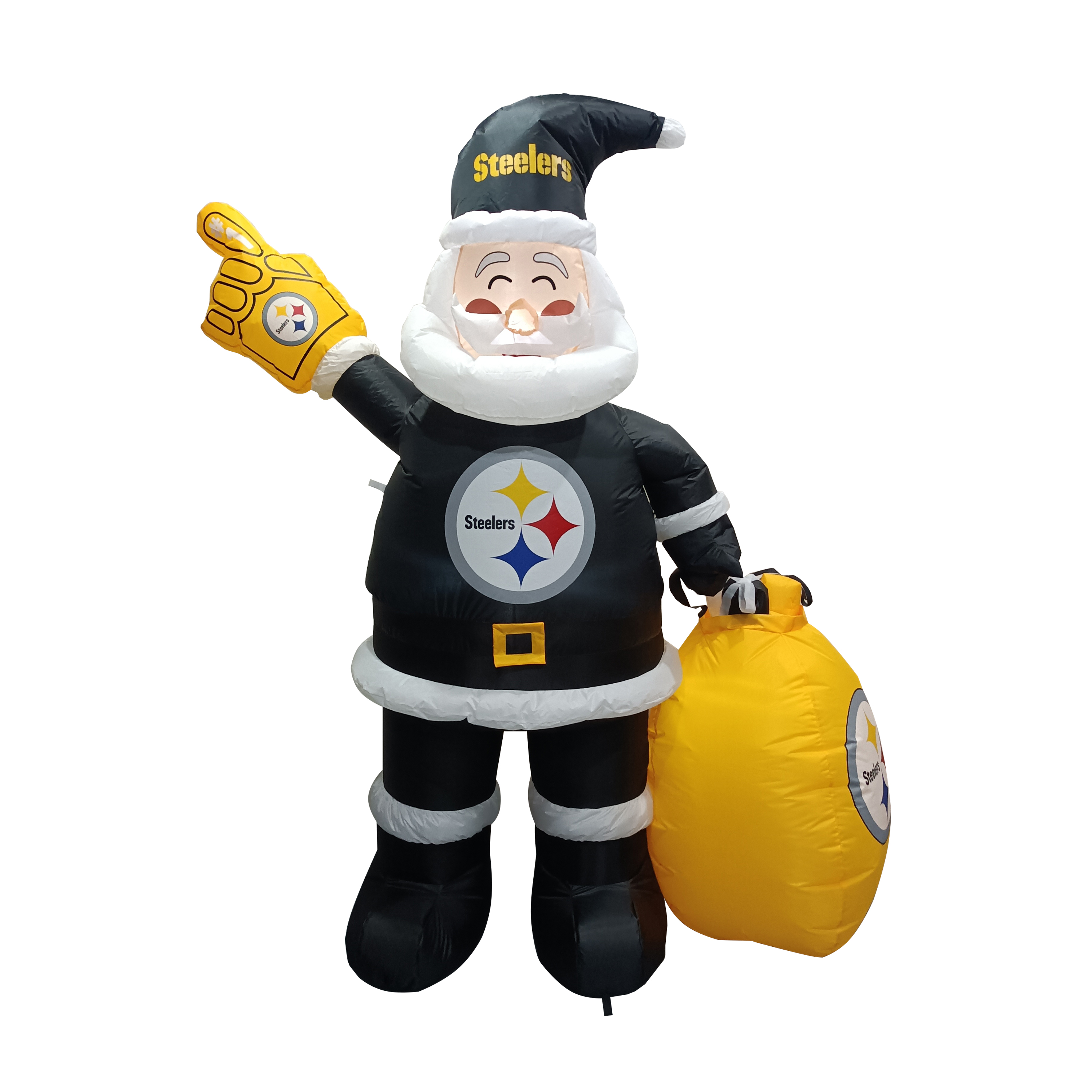 Pittsburgh Steelers Inflatable Santa    