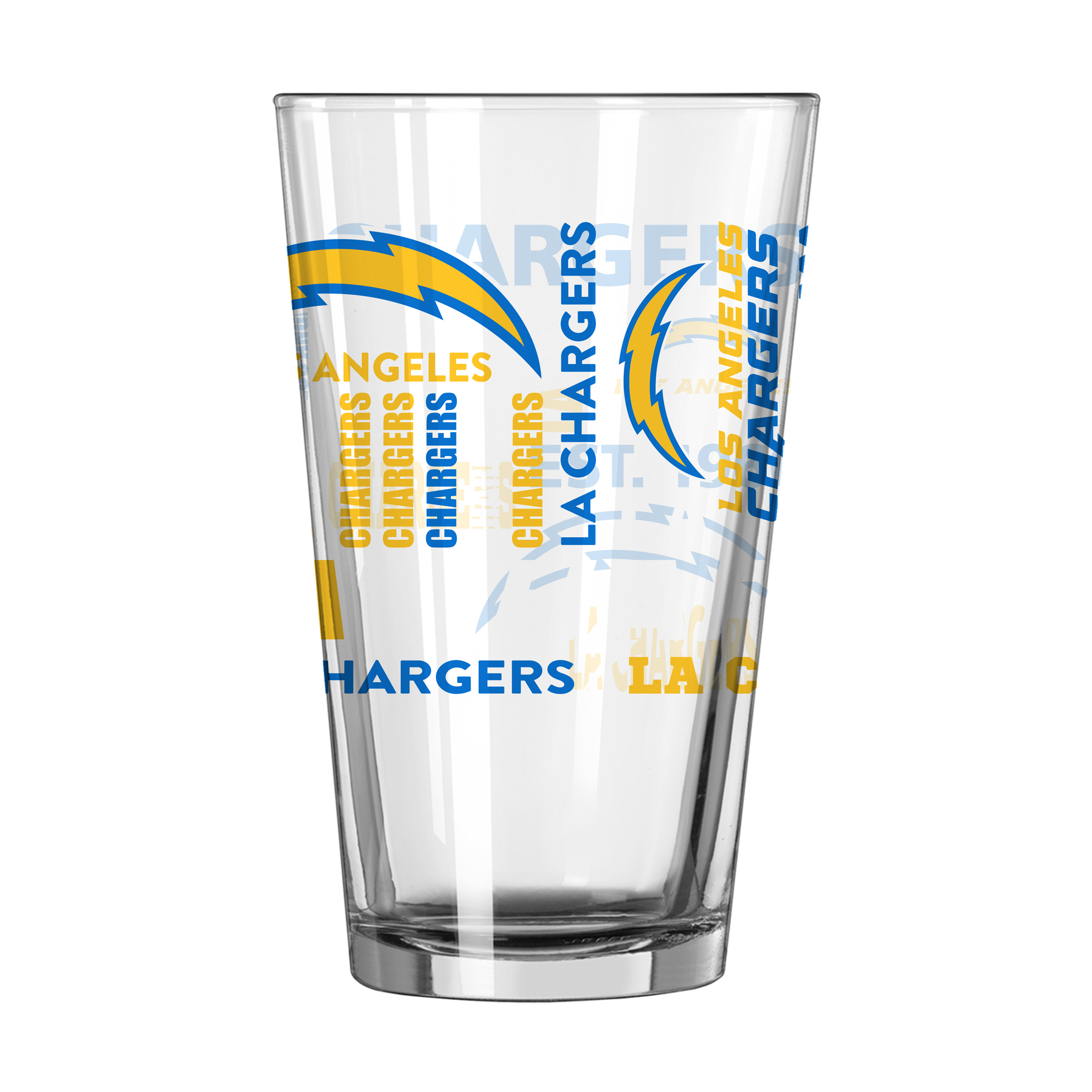 LA Chargers 16oz Spirit Pint Glass    
