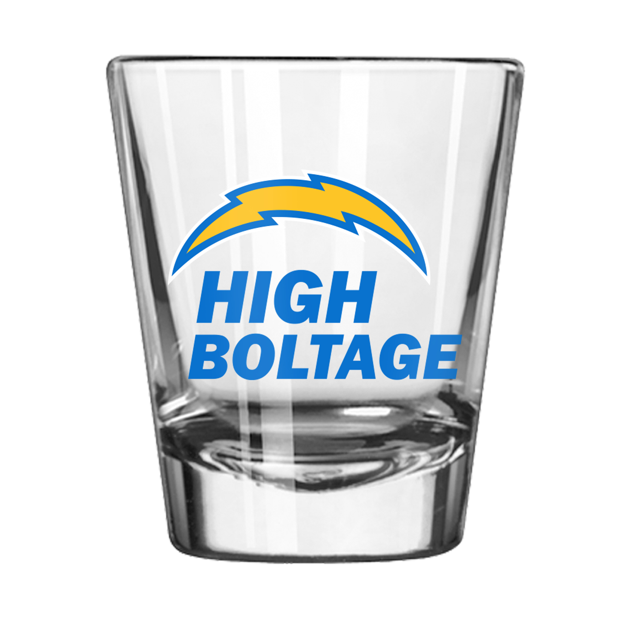 LA Chargers 2oz High Boltage Shot Glass    