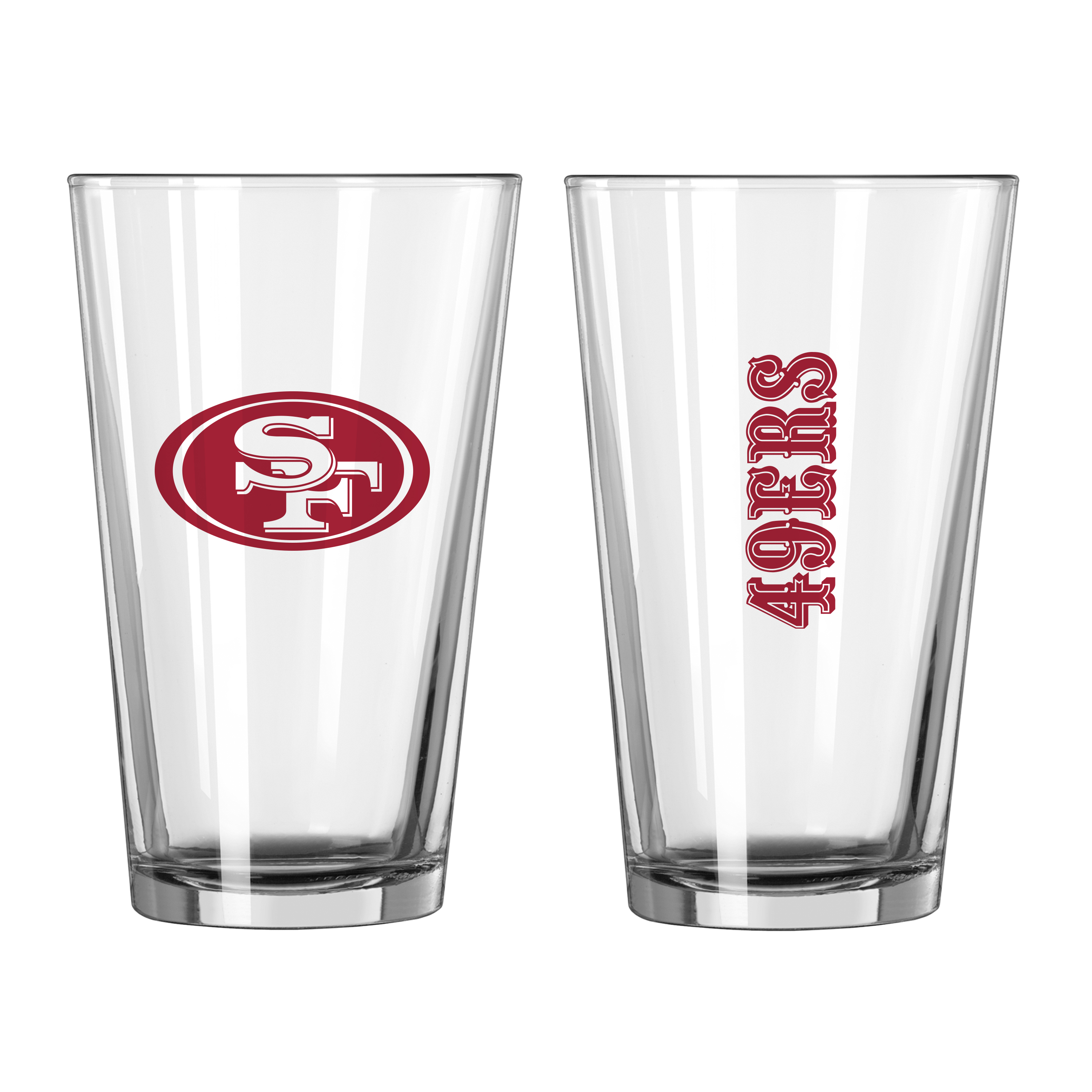 San Francisco 49ers 16oz Gameday Pint Glass    