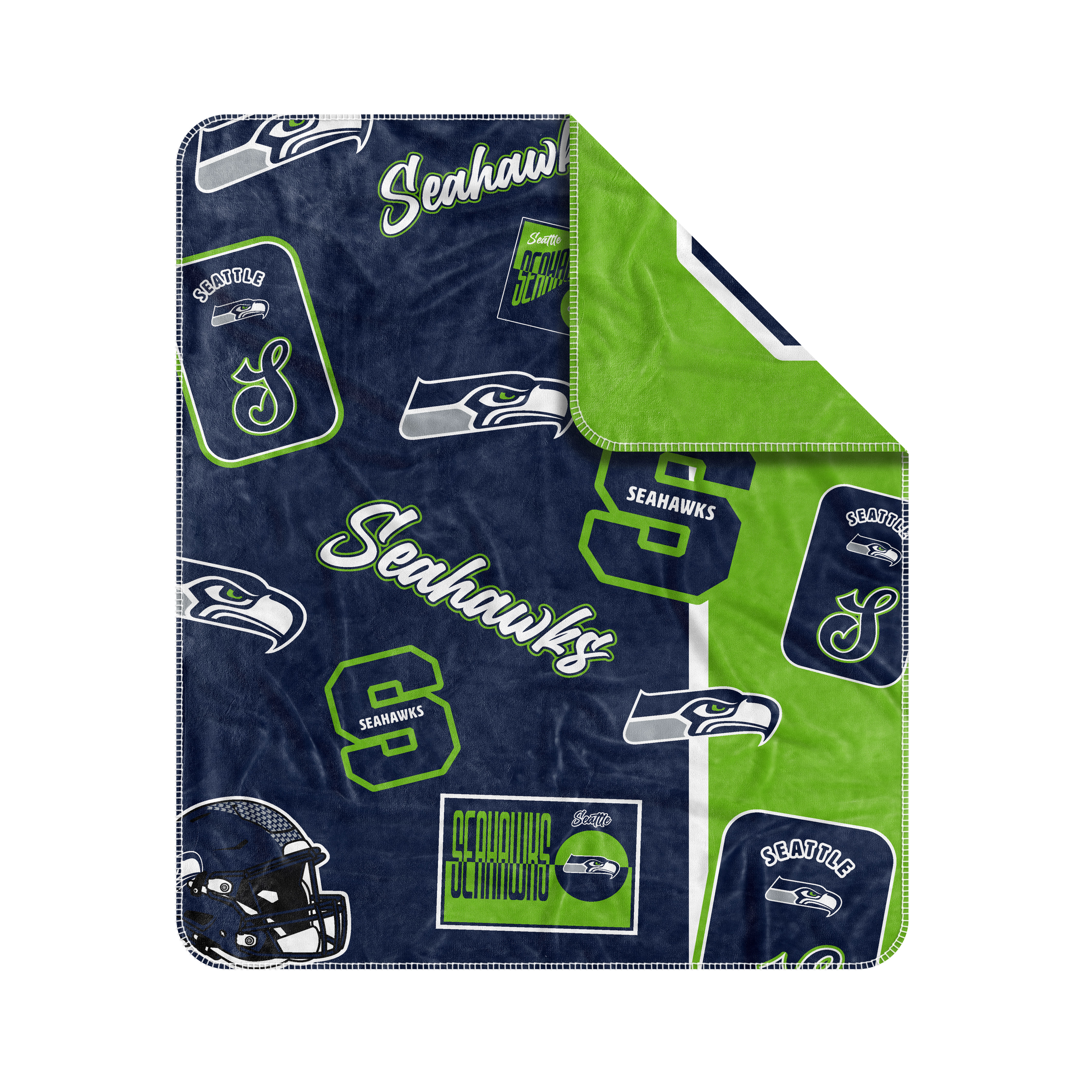 Seattle Seahawks Dream Weave Throw 50x60 Blanket 