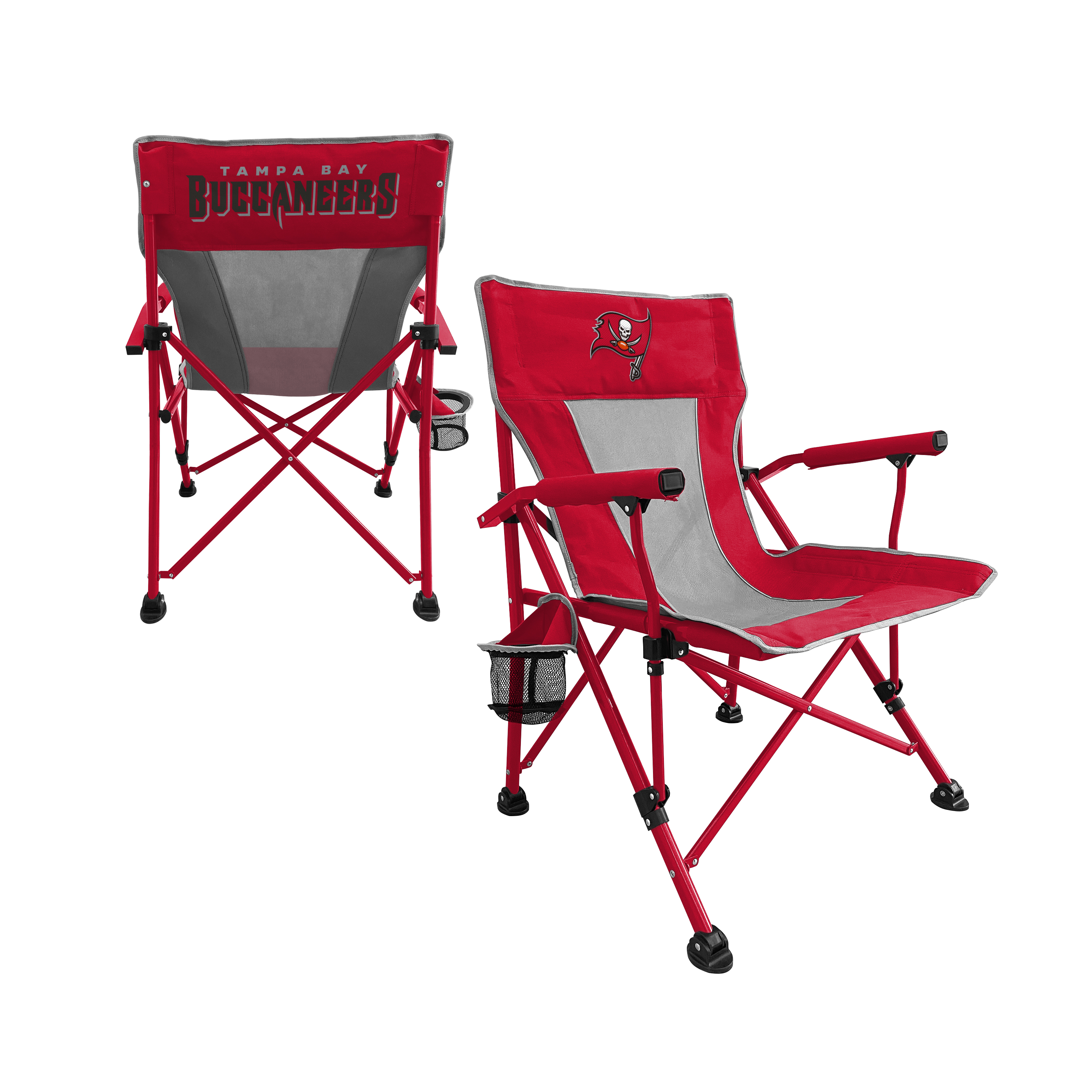 Tampa Bay Buccaneers  Hard Arm Folding Chair - Tailgate - Camping 