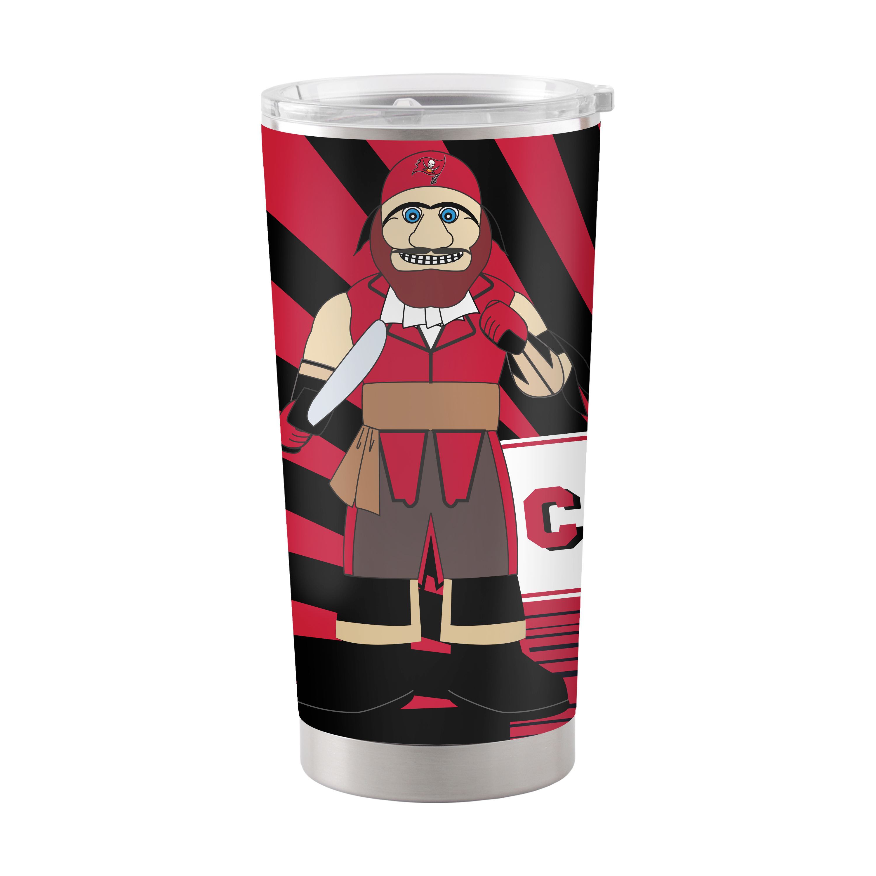 Tampa Bay Buccaneers 20oz Mascot Stainless Steel Tumbler    