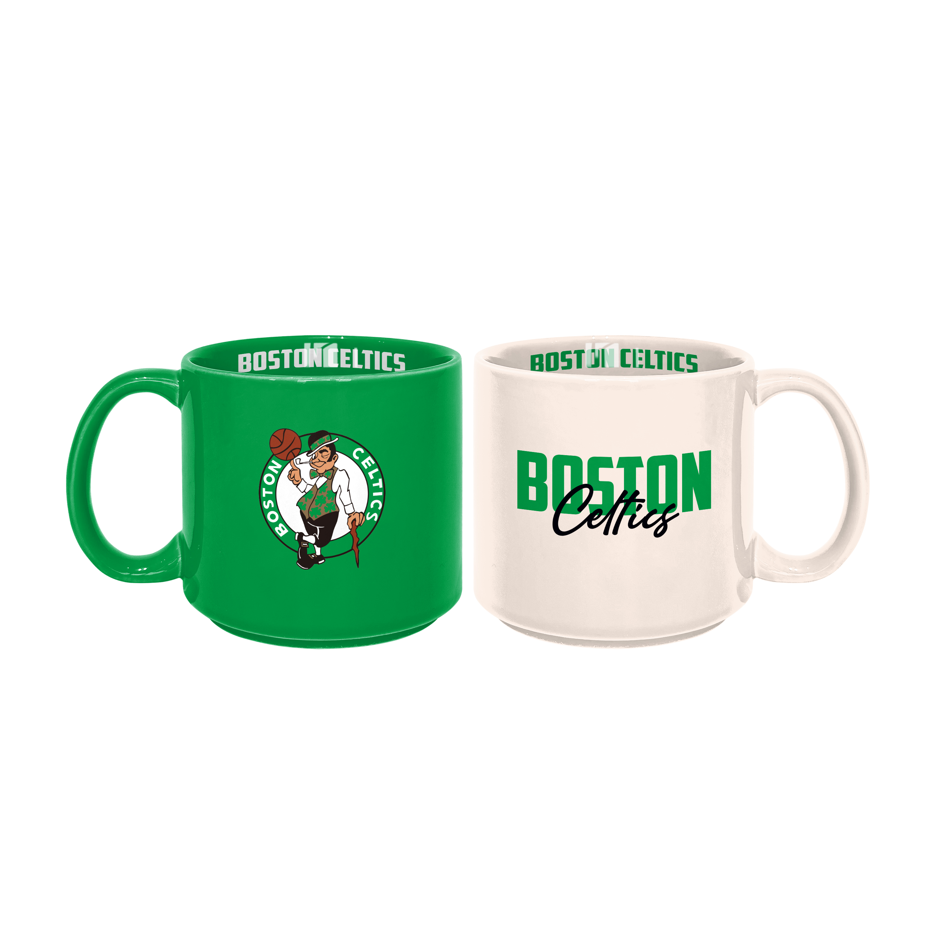 Boston Celtics 15oz Stackable Mug Set Fanatics  