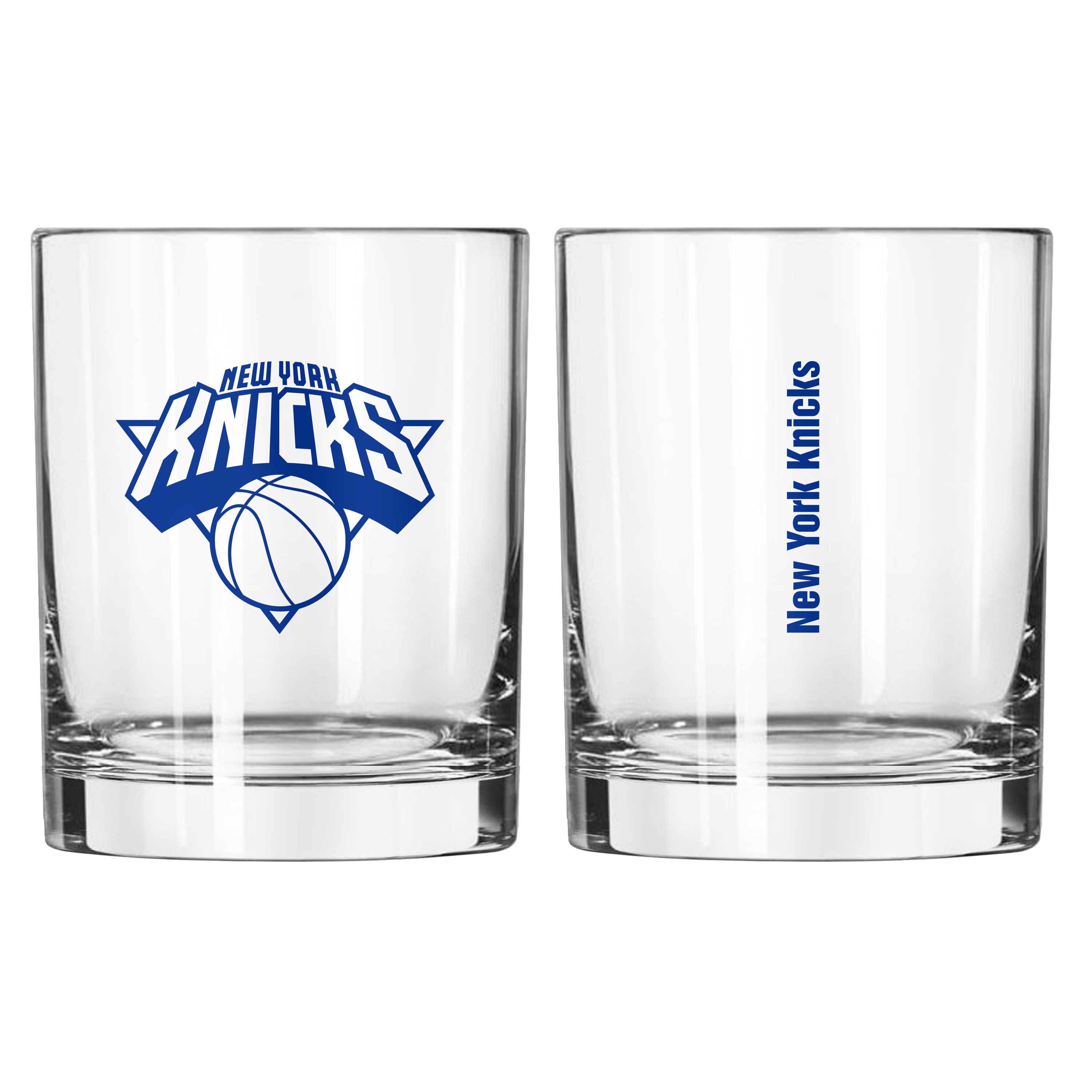 NY Knicks 14oz Gameday Rocks Glass    