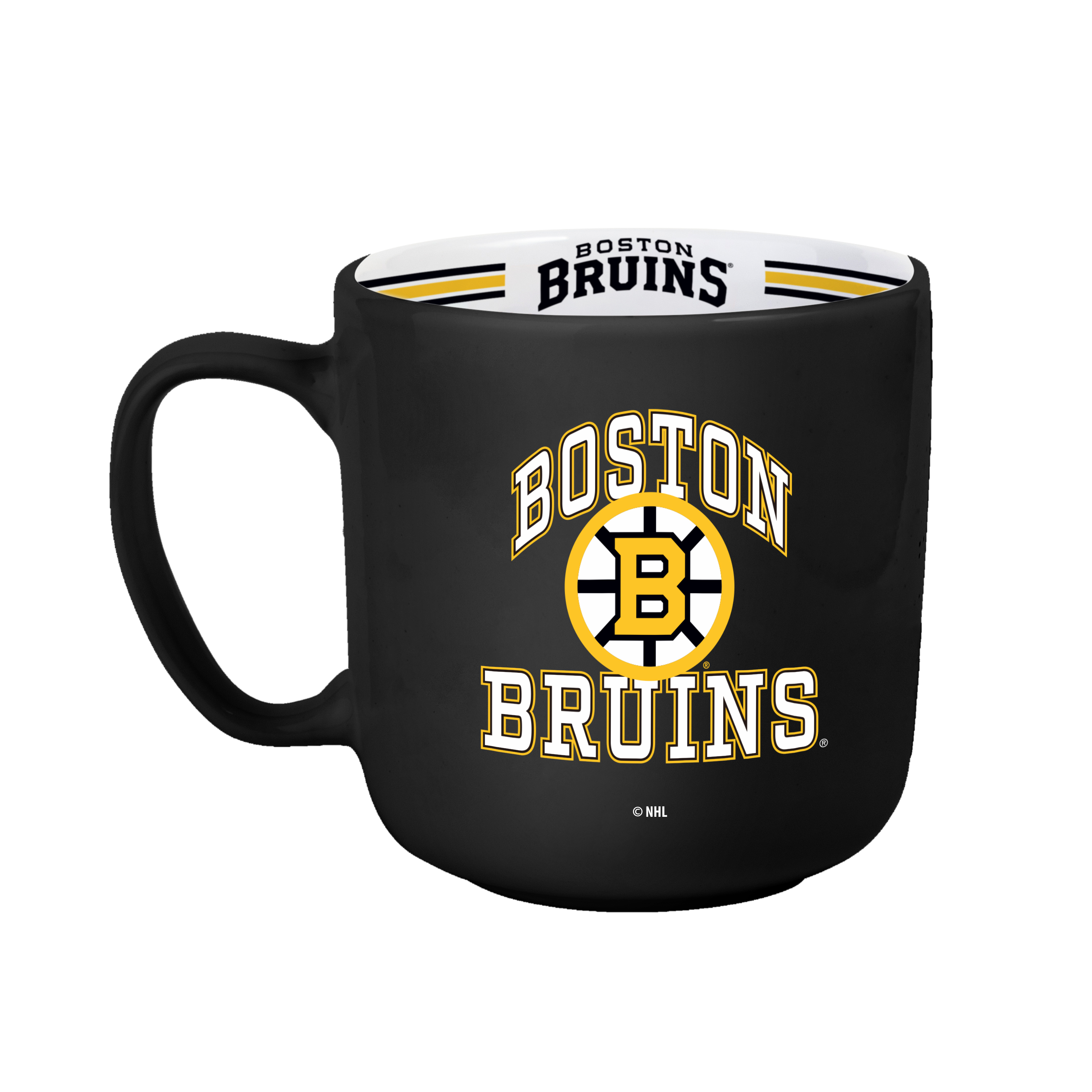 Boston Bruins 15oz Stripe Mug  