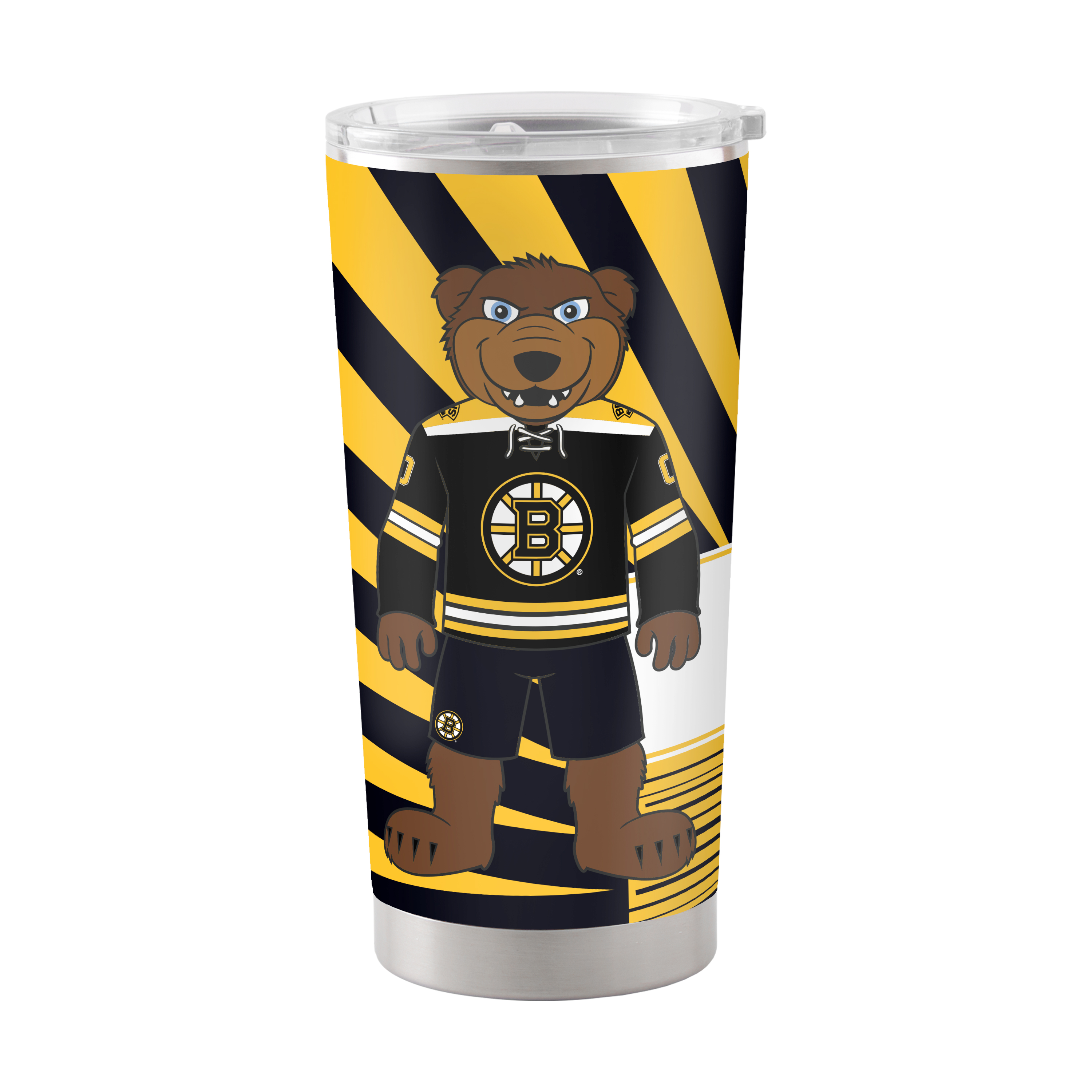 Boston Bruins 20oz Mascot Stainless Steel Tumbler    