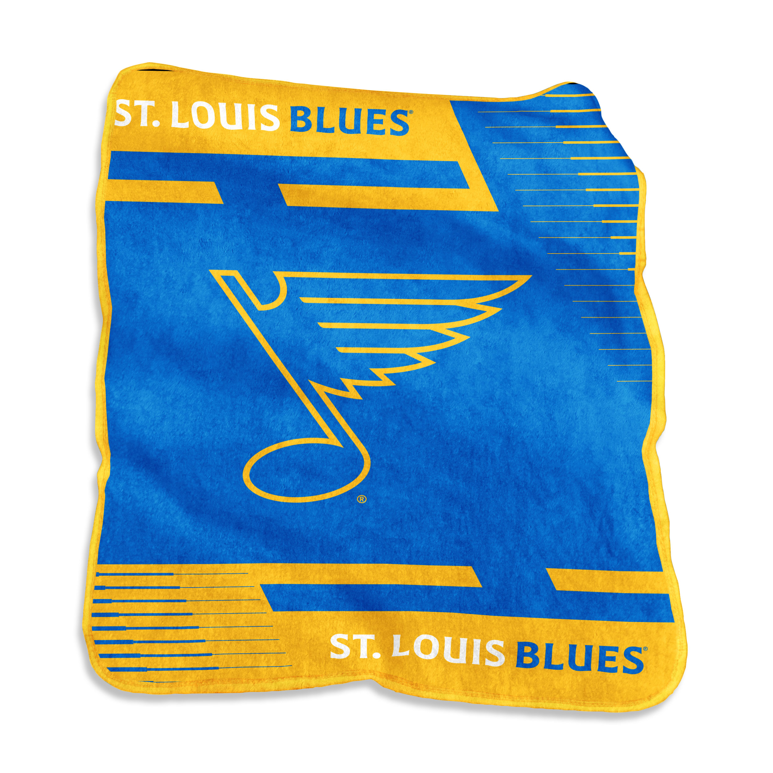 St. Louis Blues Raschel Double Stripe Throw    