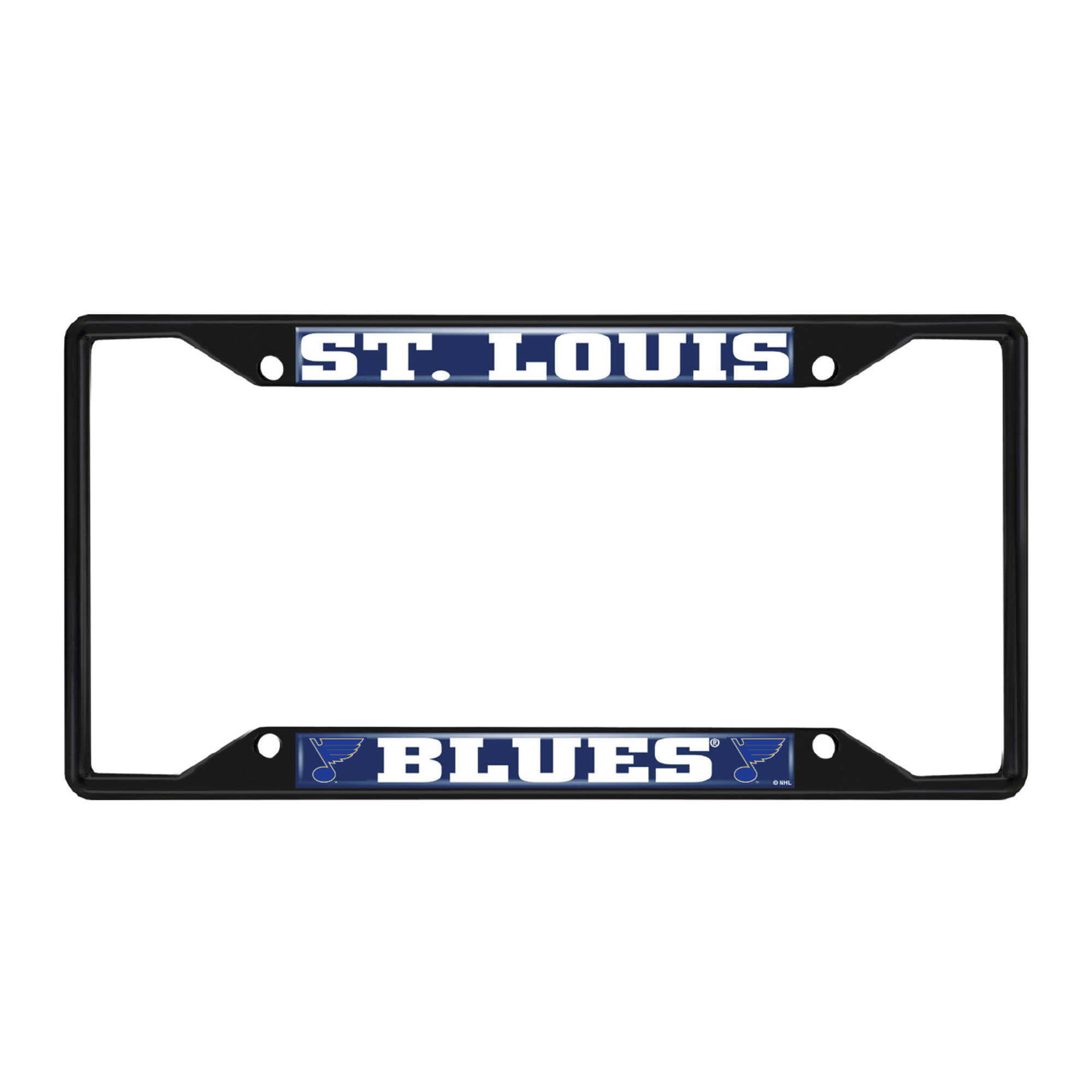 St. Louis Blues Black License Plate Frame    