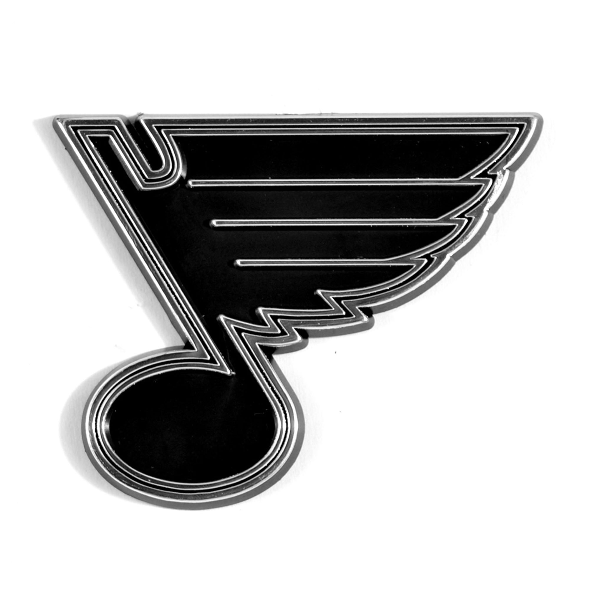St. Louis Blues Plastic Chrome Emblem    