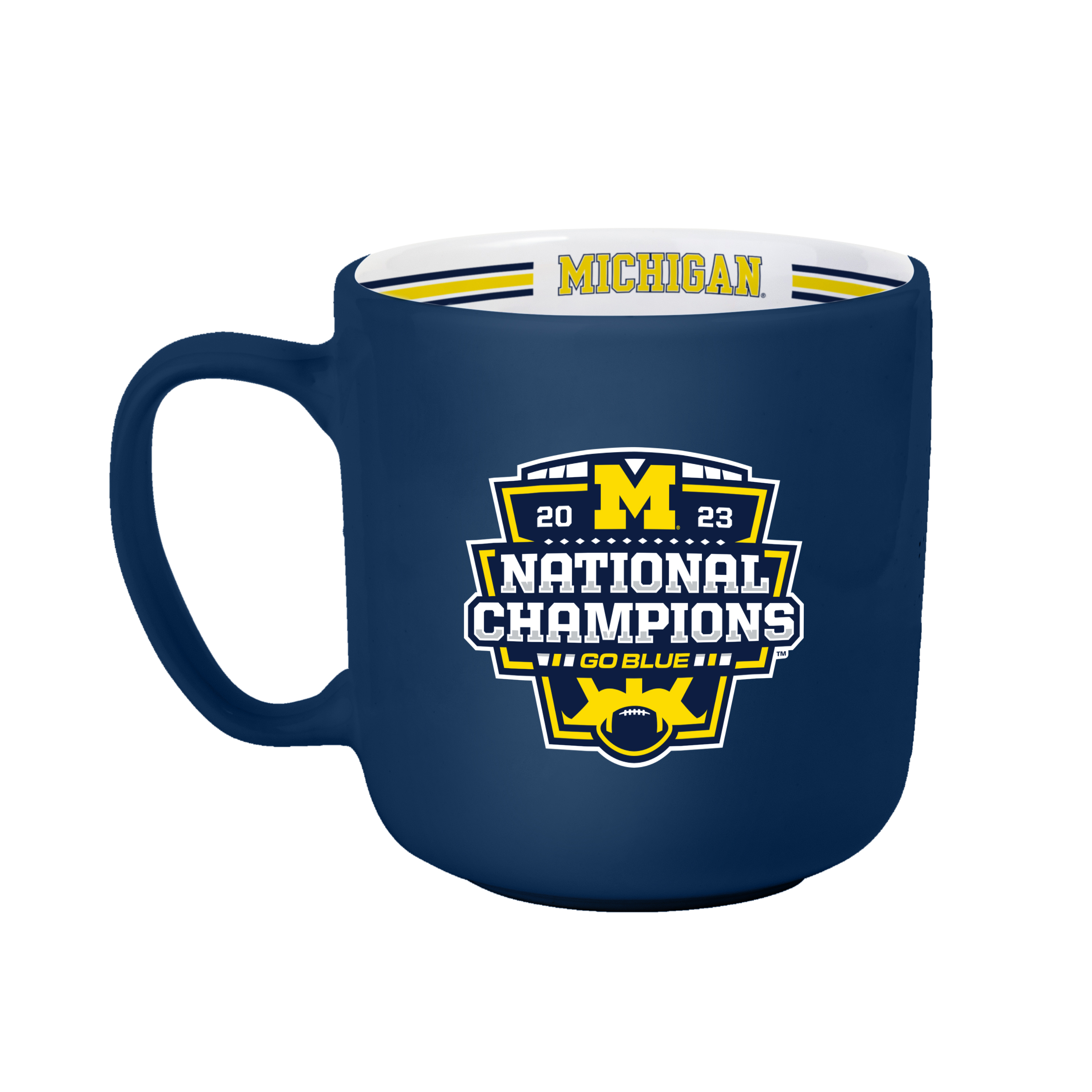 Michigan 2023 CFP National Champions 15oz Stripe Mug    