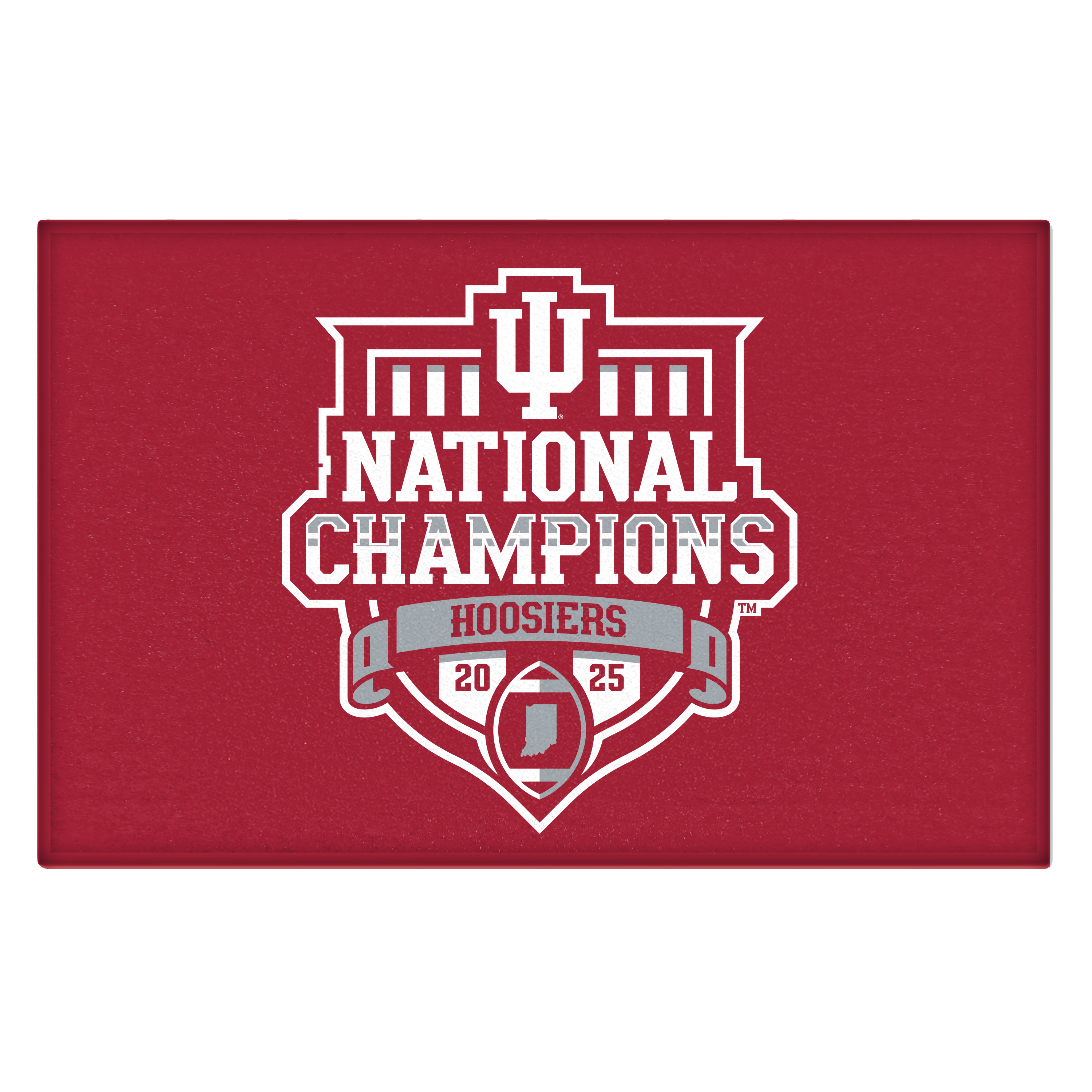 Indiana 2025 College Football Champions Stater Mat 19x30  