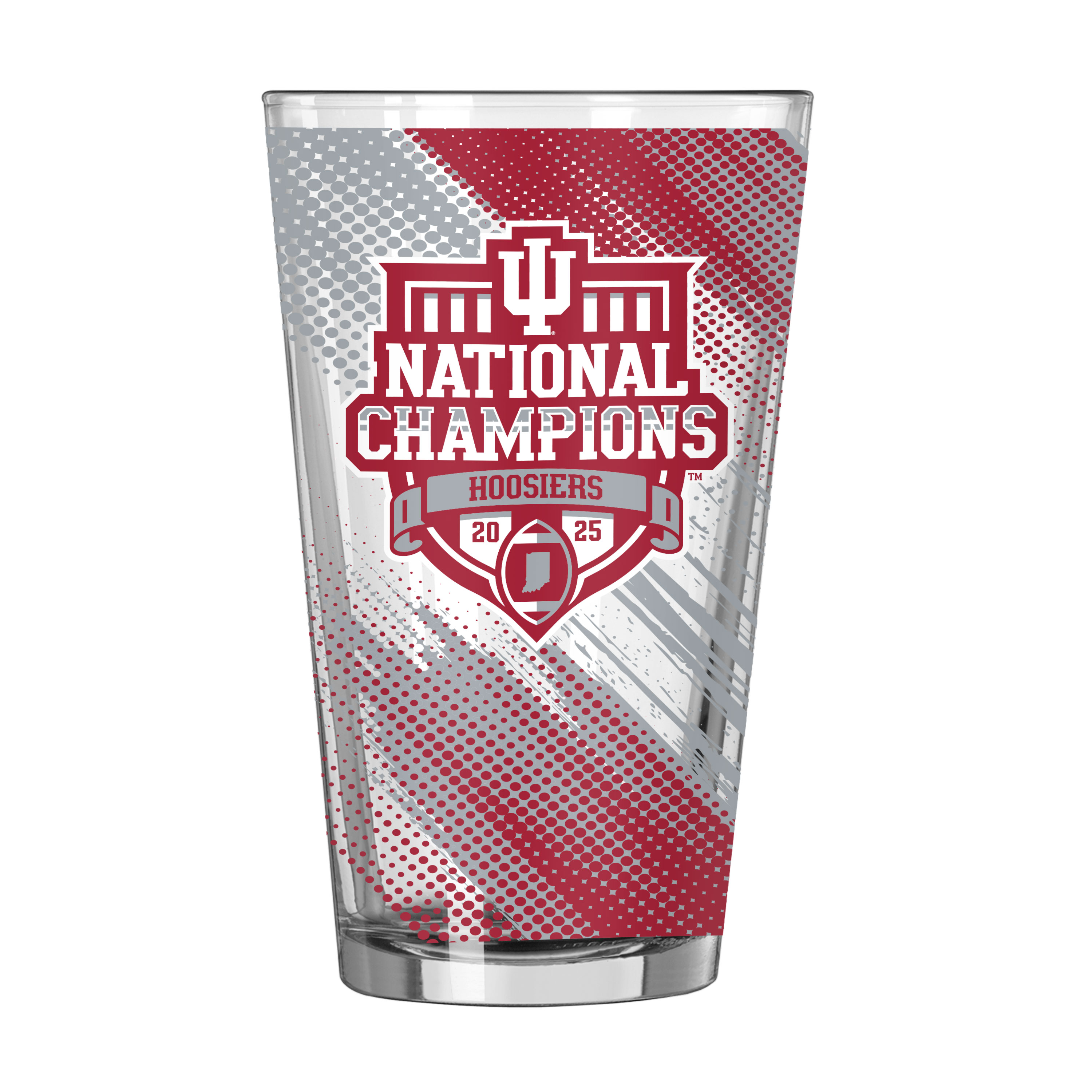 Indiana 2025 College Football Champions 16oz Repeat Pint Glass  