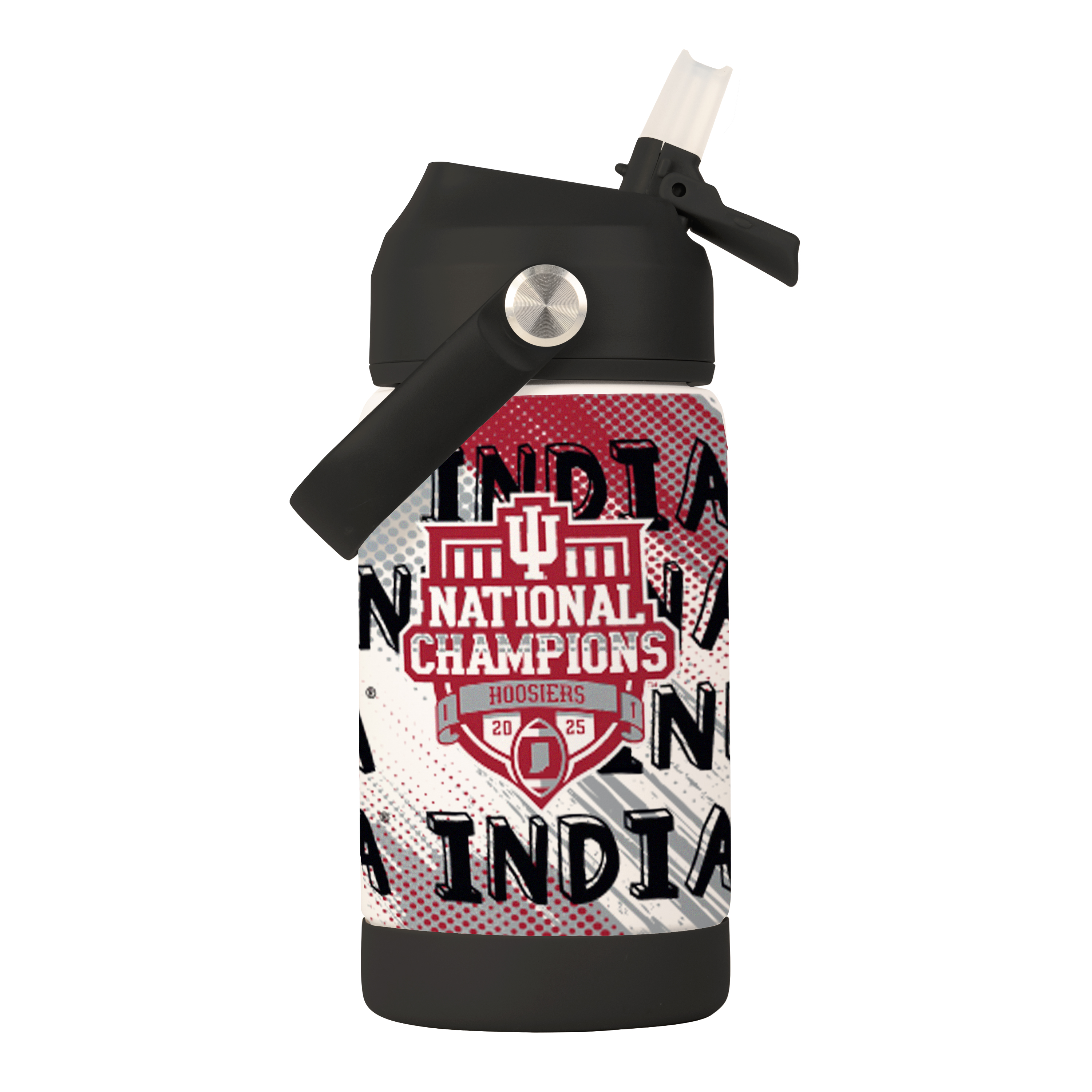 Indiana 2025 College Football Champions 12oz Kids Bottle  