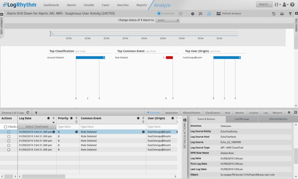Monitoring Cloud Infrastructure with LogRhythm Data Collection LogRhythm
