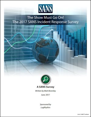 SANS 2017 Incident Response Survey image