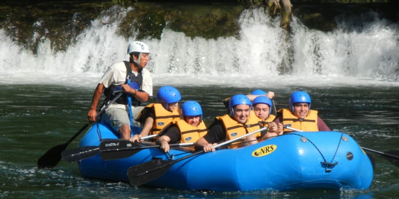 Rafting in the Lacanja River