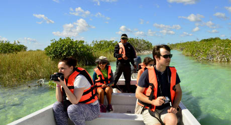 Float down Ancient Mayan Canals in Sian Ka'an Reserve