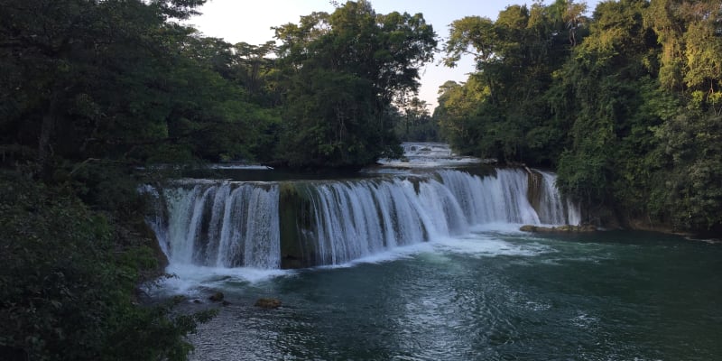 Las Conchas Waterfalls and Cuevas de Se'tzol Cave Expedition