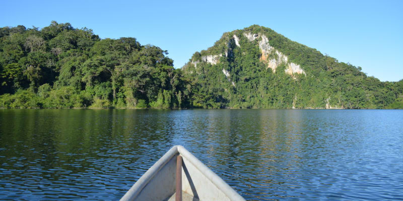 Explore the Metzabok Lagoons by Traditional Boat