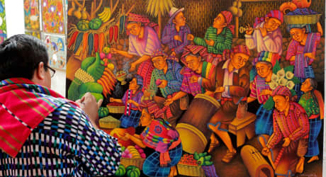 Living Culture and Traditions: from Lake Atitlán to Maya Temples