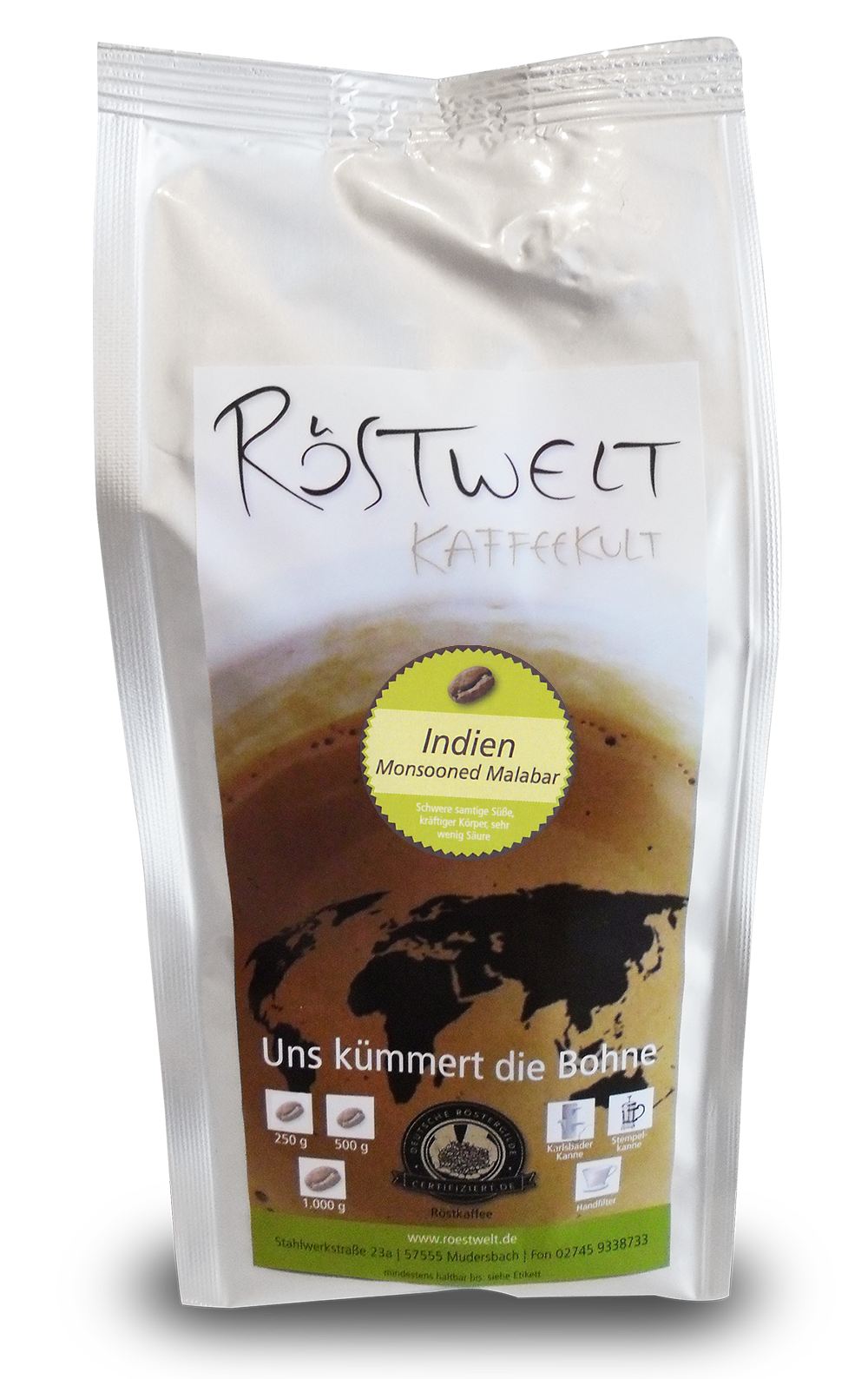Bild zu Kaffee Indien Monsooned, Malabar AA